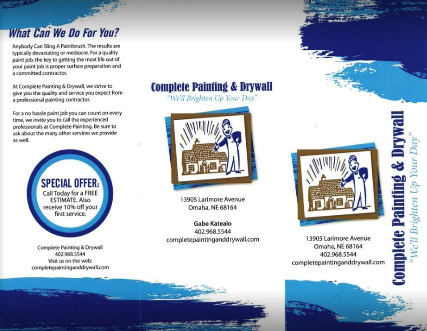 Complete Painting &amp; Drywall Logo