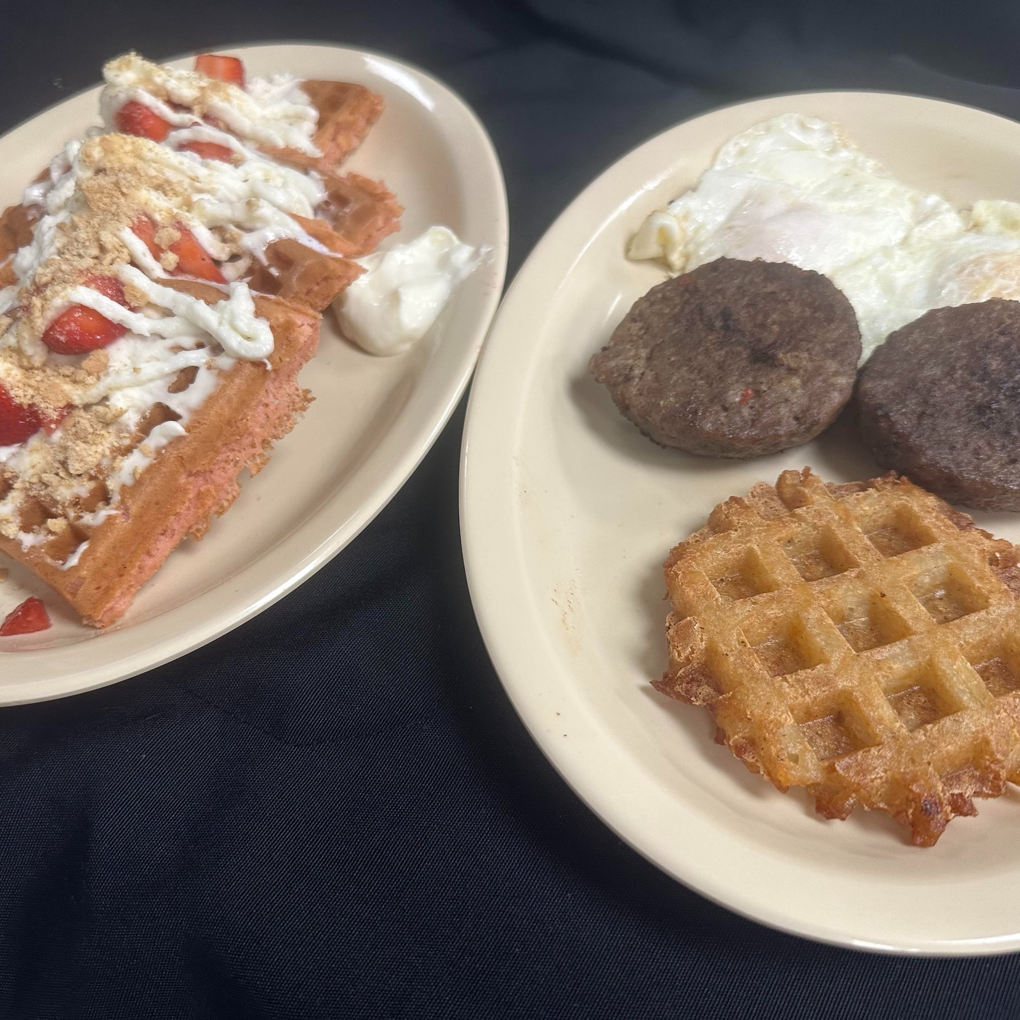 Signature Waffle Breakfast Plate