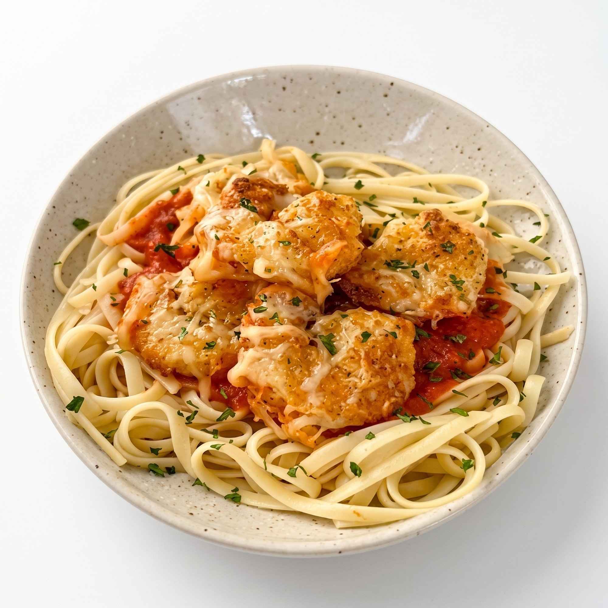 Breaded Shrimp Parmigiana