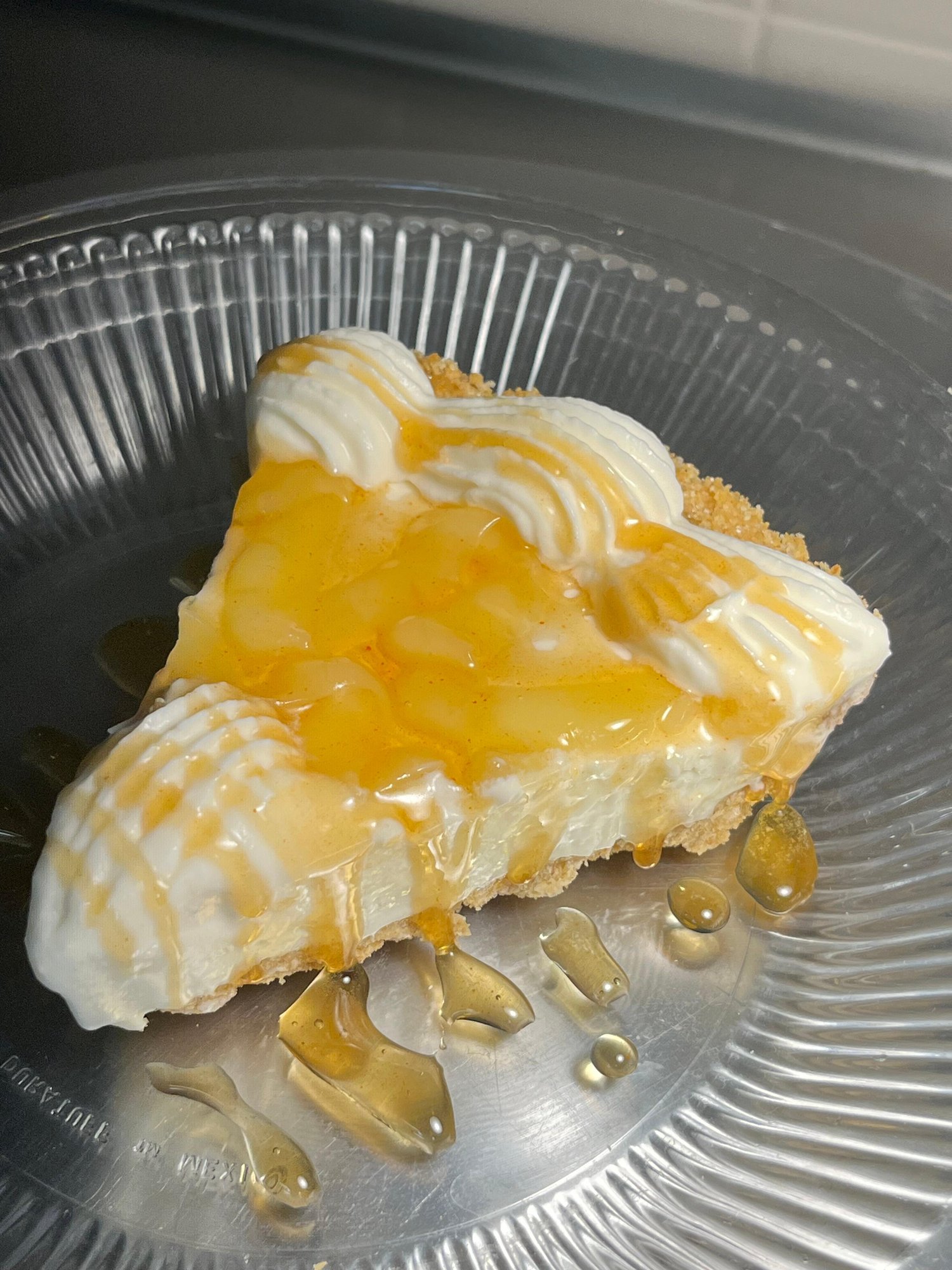 Hot Honey Lemon Cream Pie