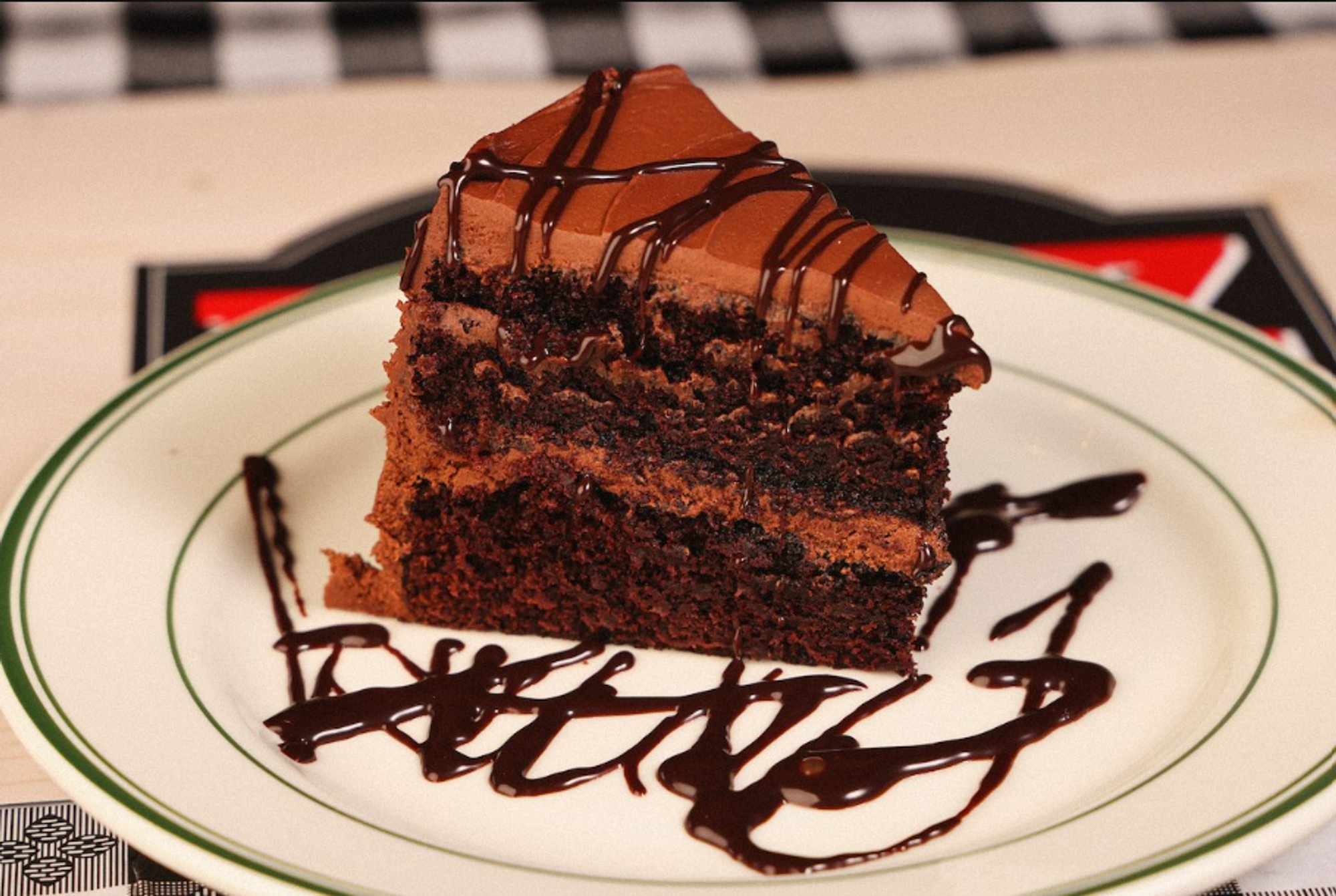 Double Chocolate Layer Cake