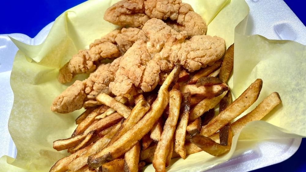 2 Strips with Fries