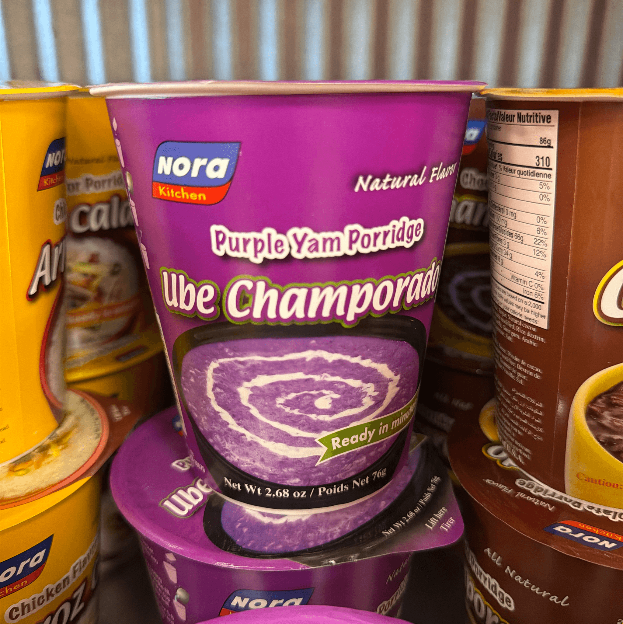 Nora champorado Ube
