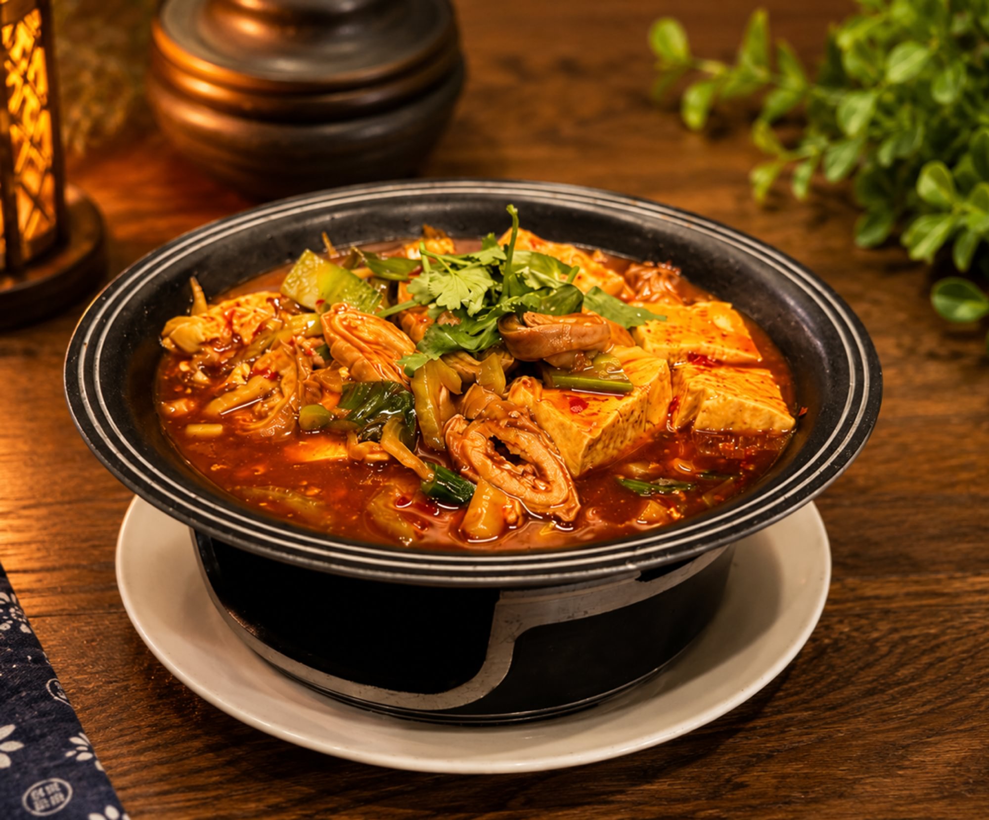 Pig Intestine with Pork Blood / 五更肠旺