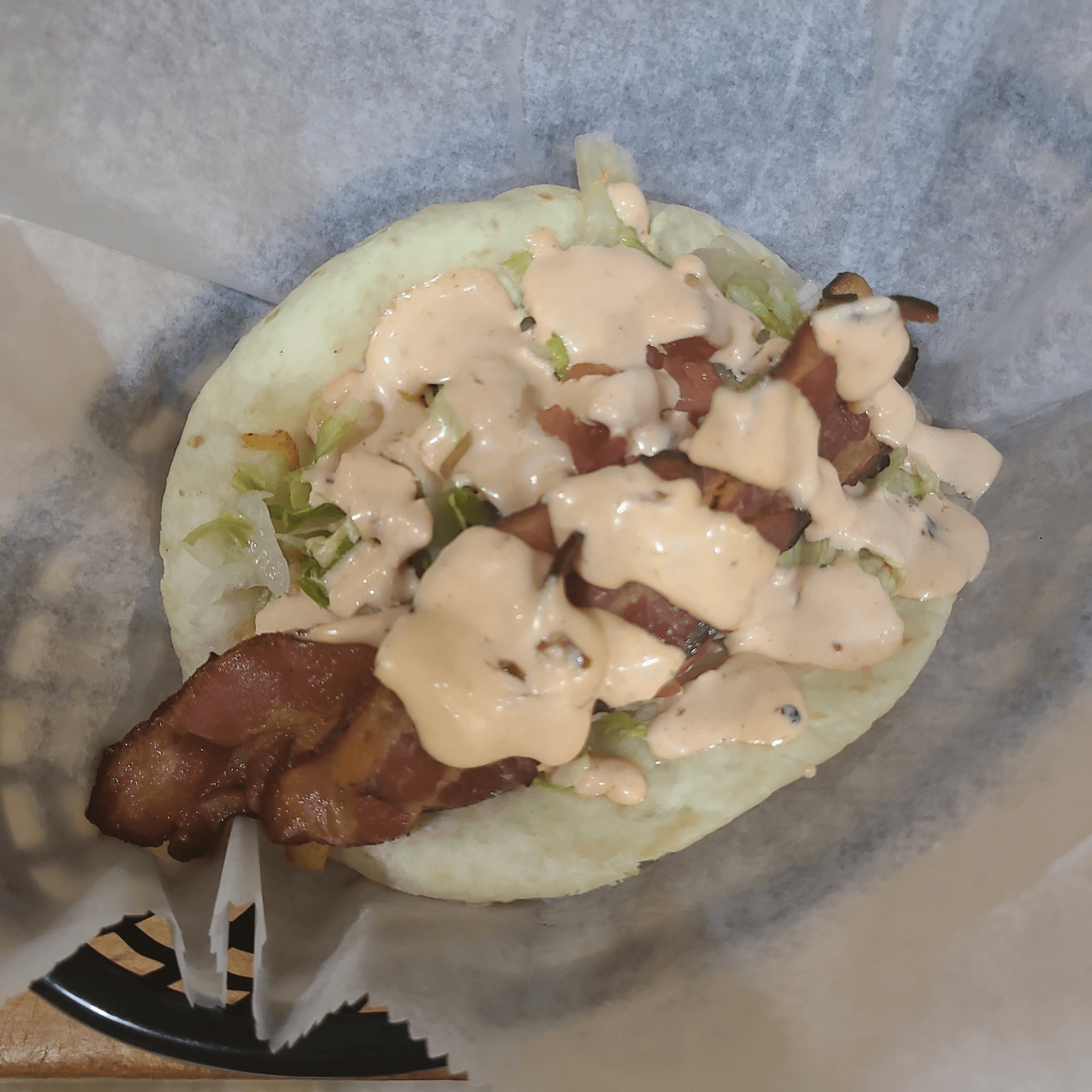 Chicken Club Taco
