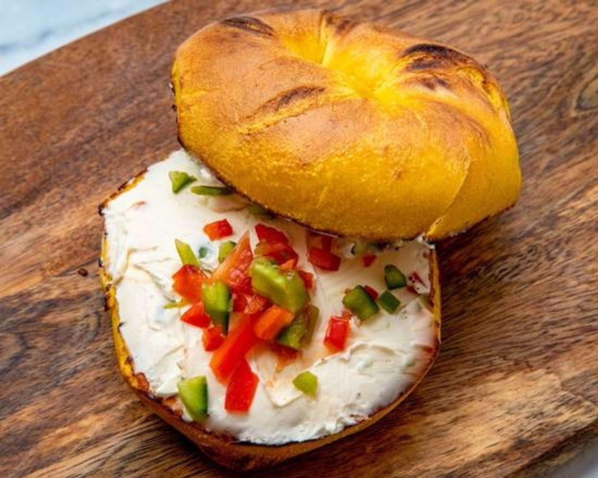 Vegetable Cc on a Bagel