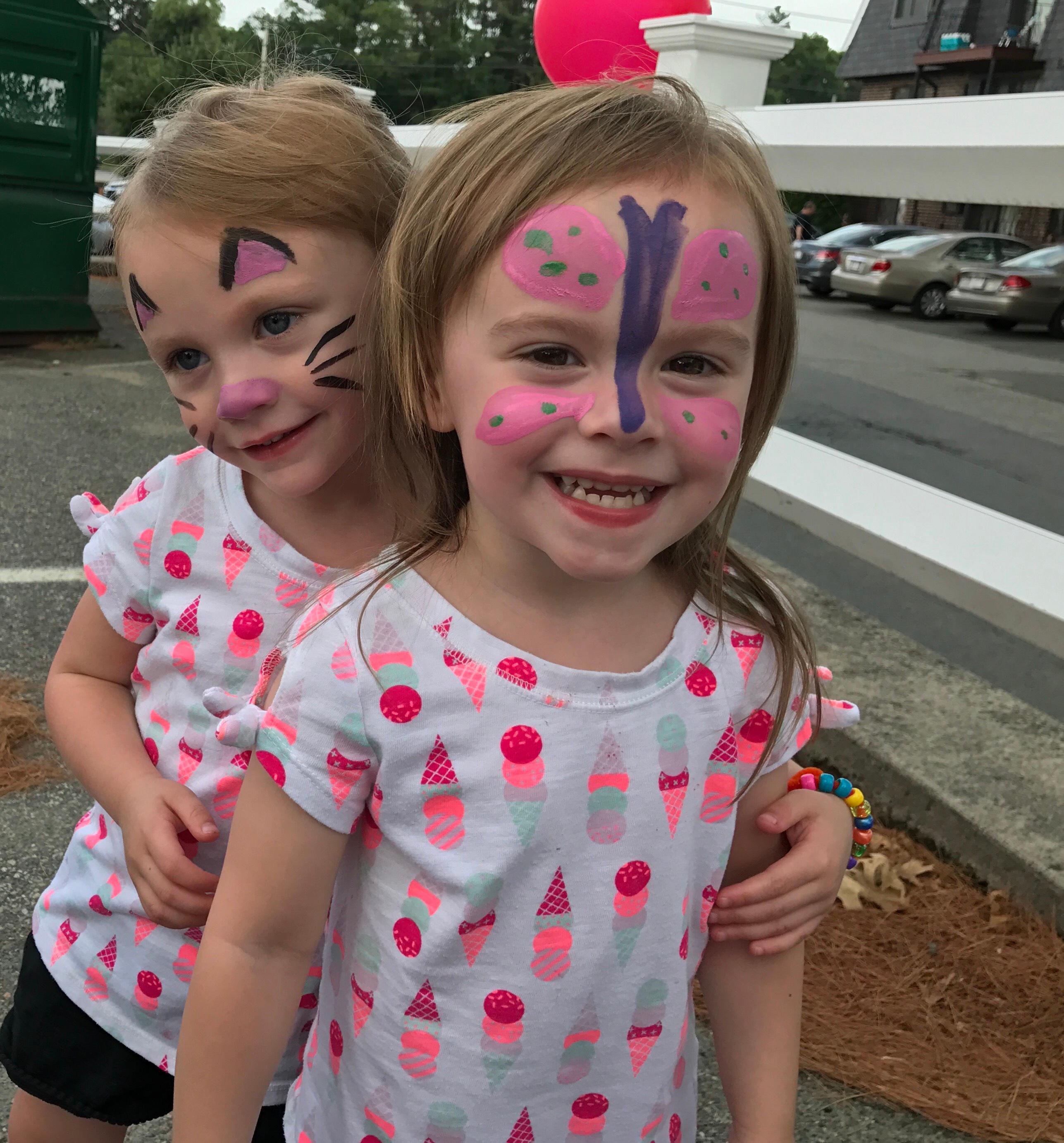 Face painting fun at our Summer BBQ!