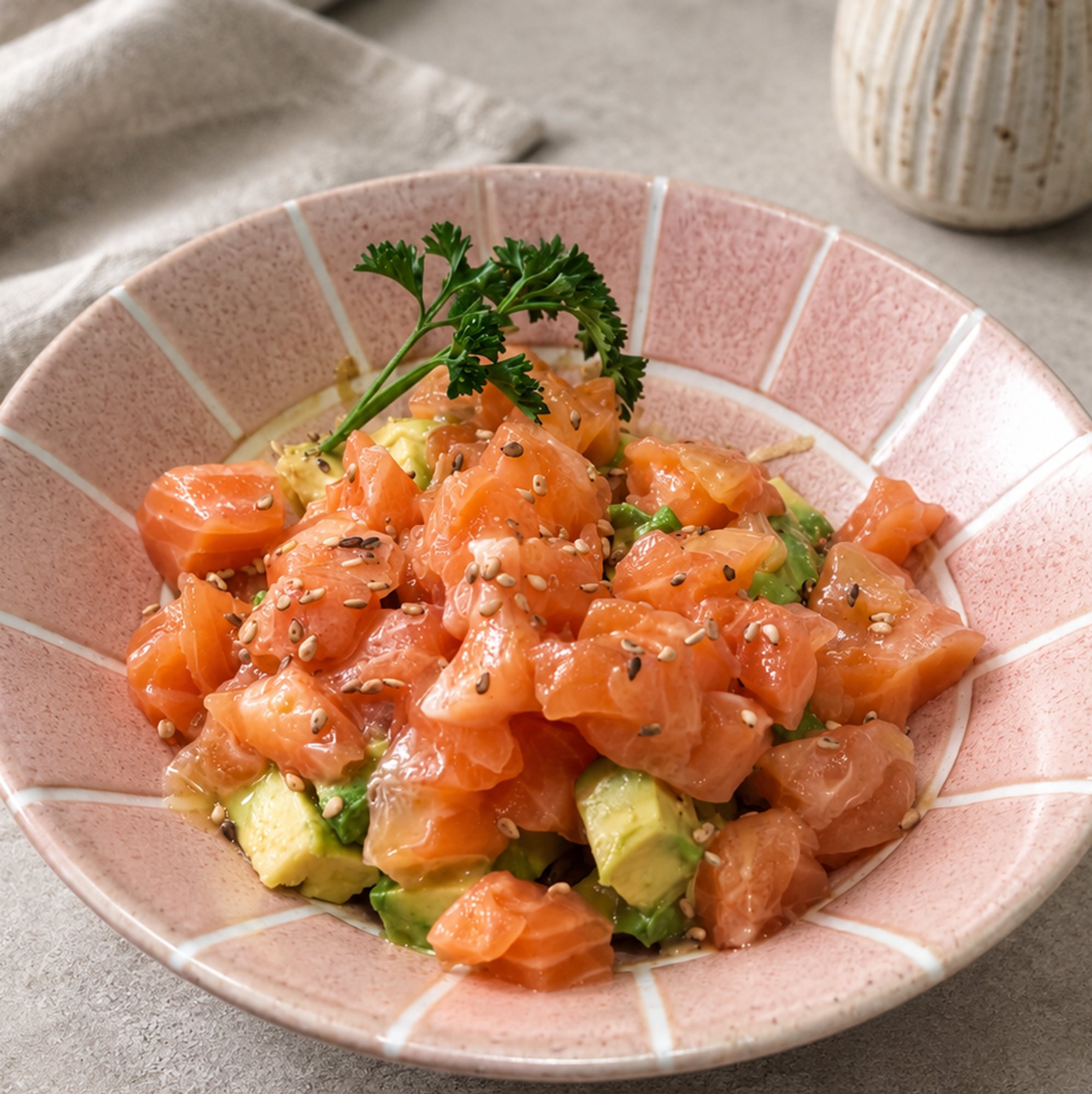 A13. Salmon tartare