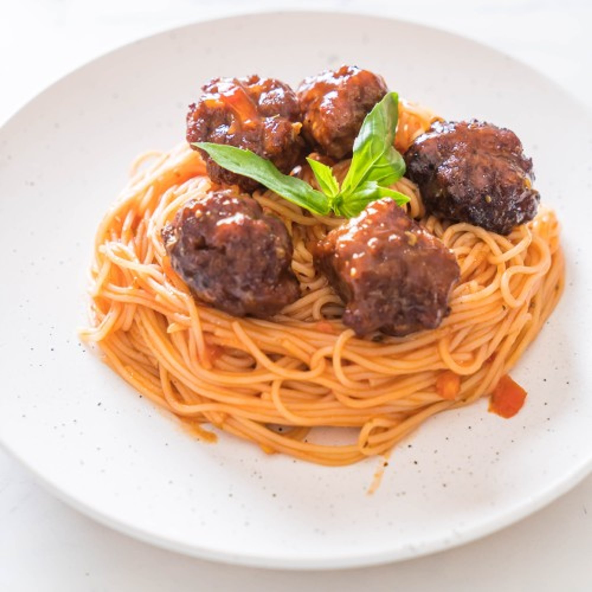 Pasta (Your Choice) with Meatballs
