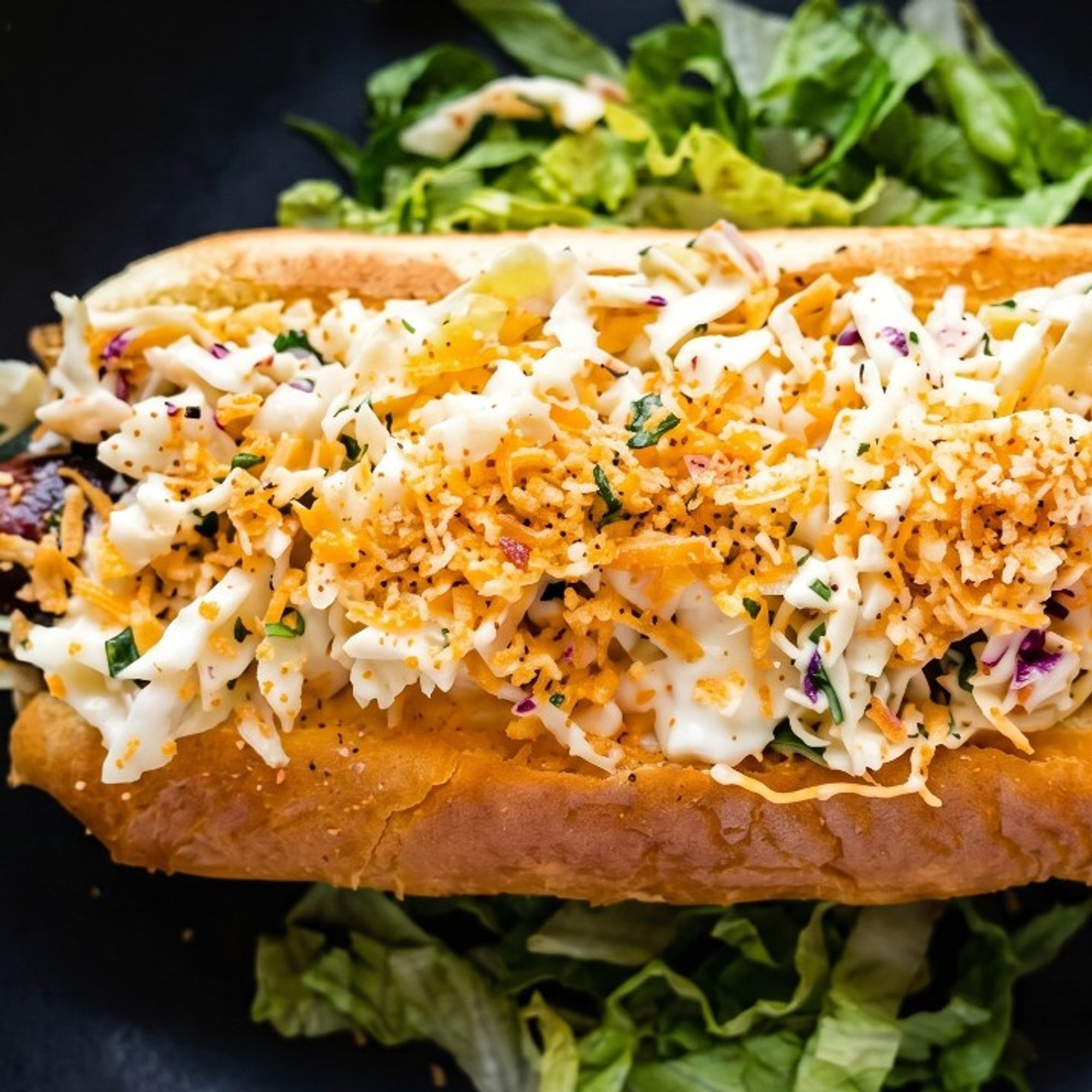 Asian Slaw Dog