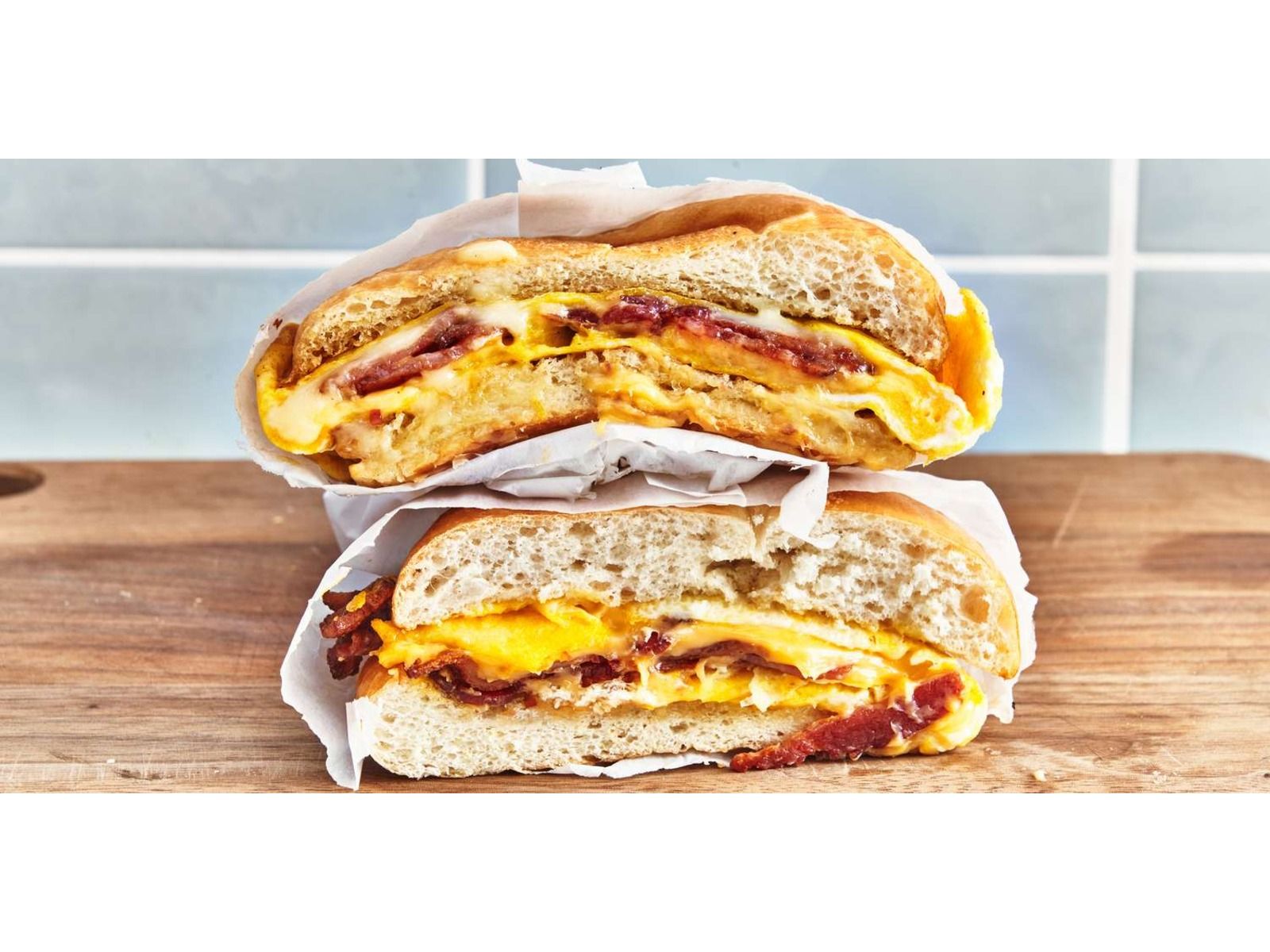 Egg & cheese on a roll