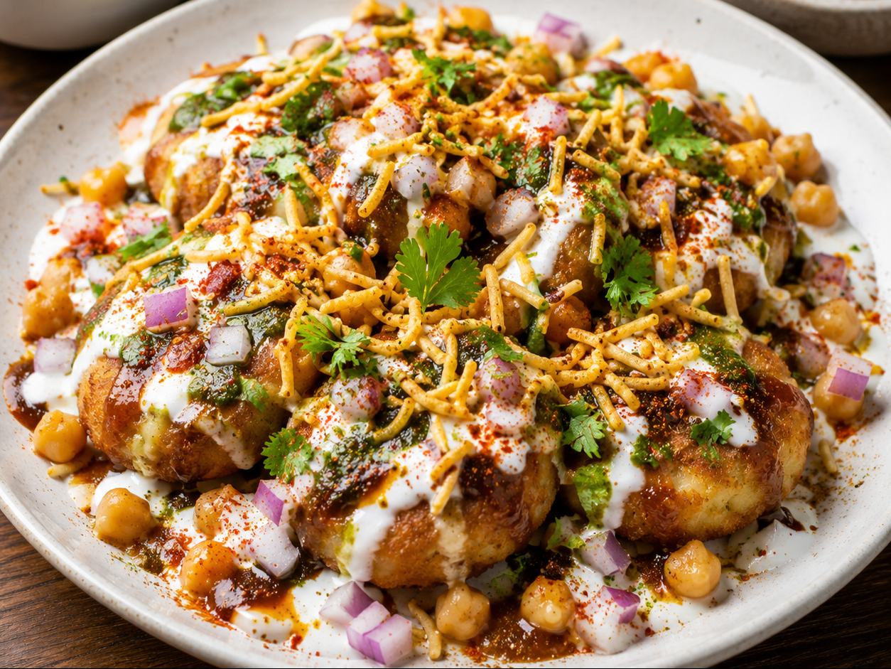 Aloo Tikki Chaat