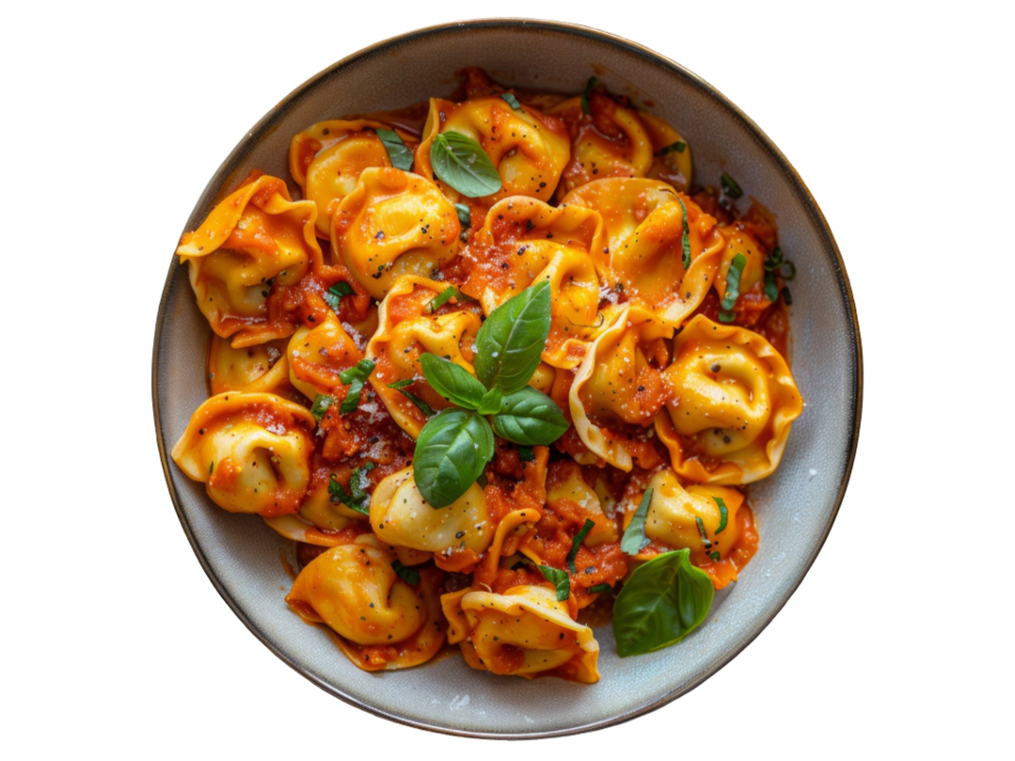 Tortellini in Marinara Sauce