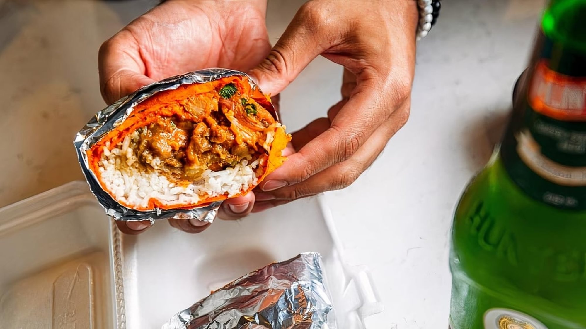 Butter Chicken Burrito