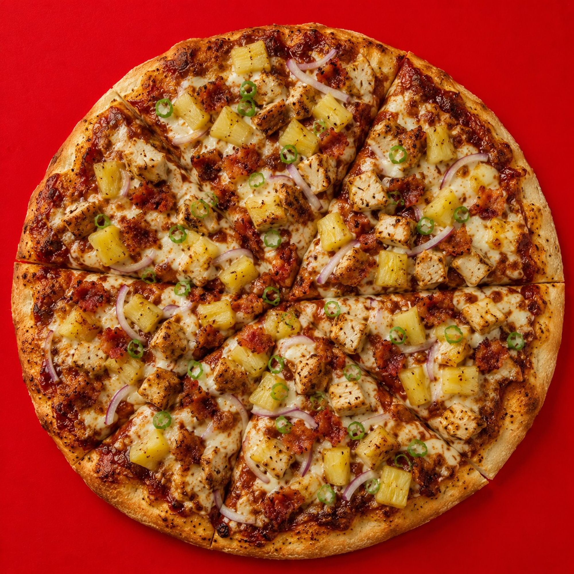 Pineapple Chicken Pizza