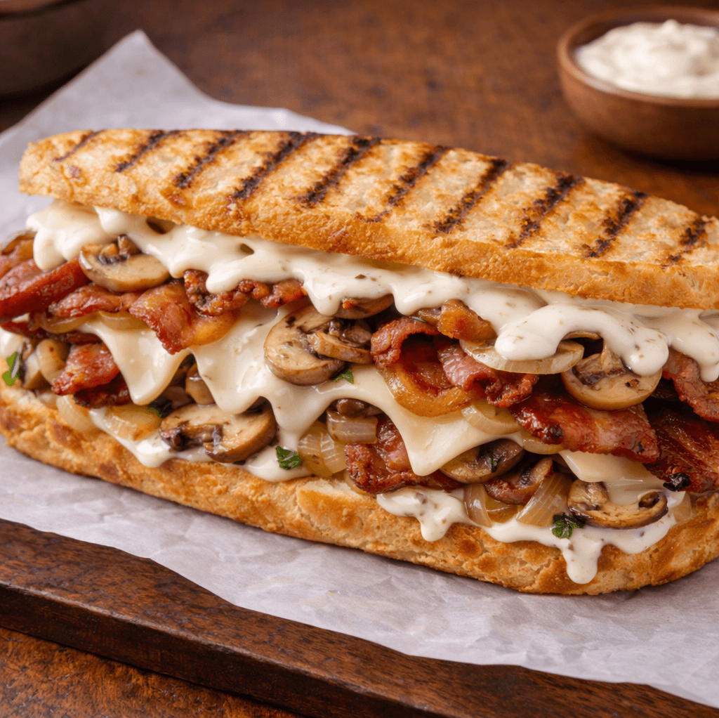 Grilled H.G. Wells Mushroom Sandwich