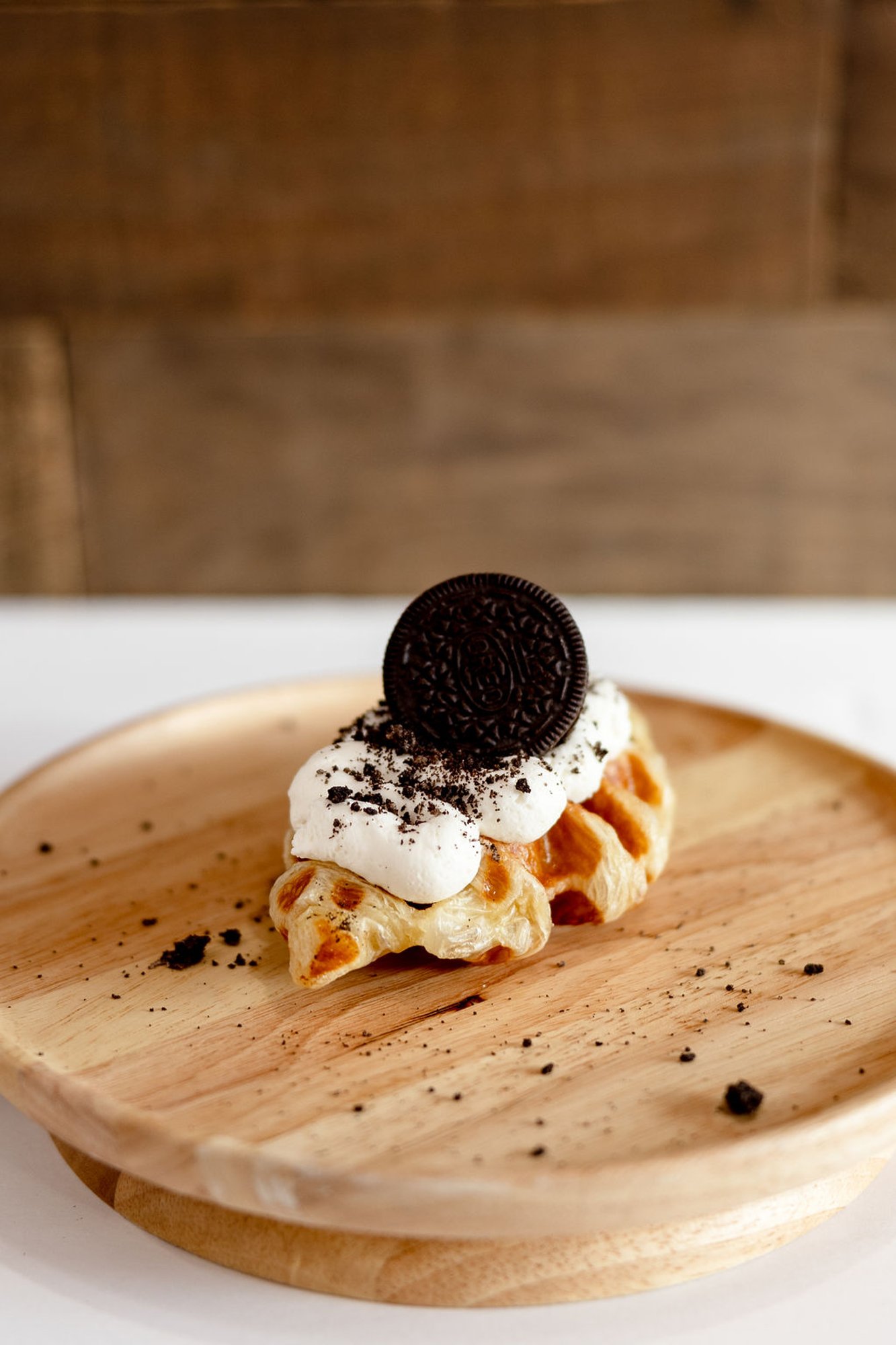 Cookies & Cream Croffle
