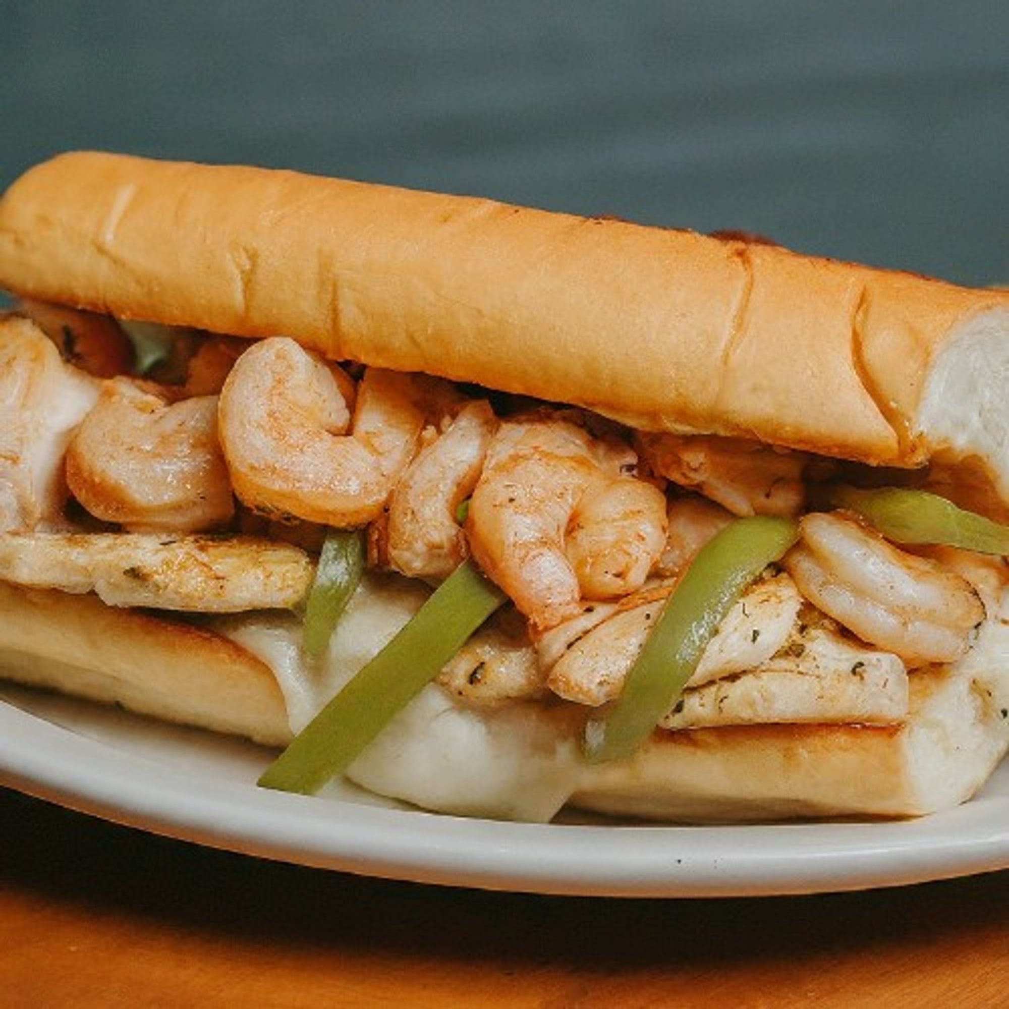 Shrimp and Chicken Philly