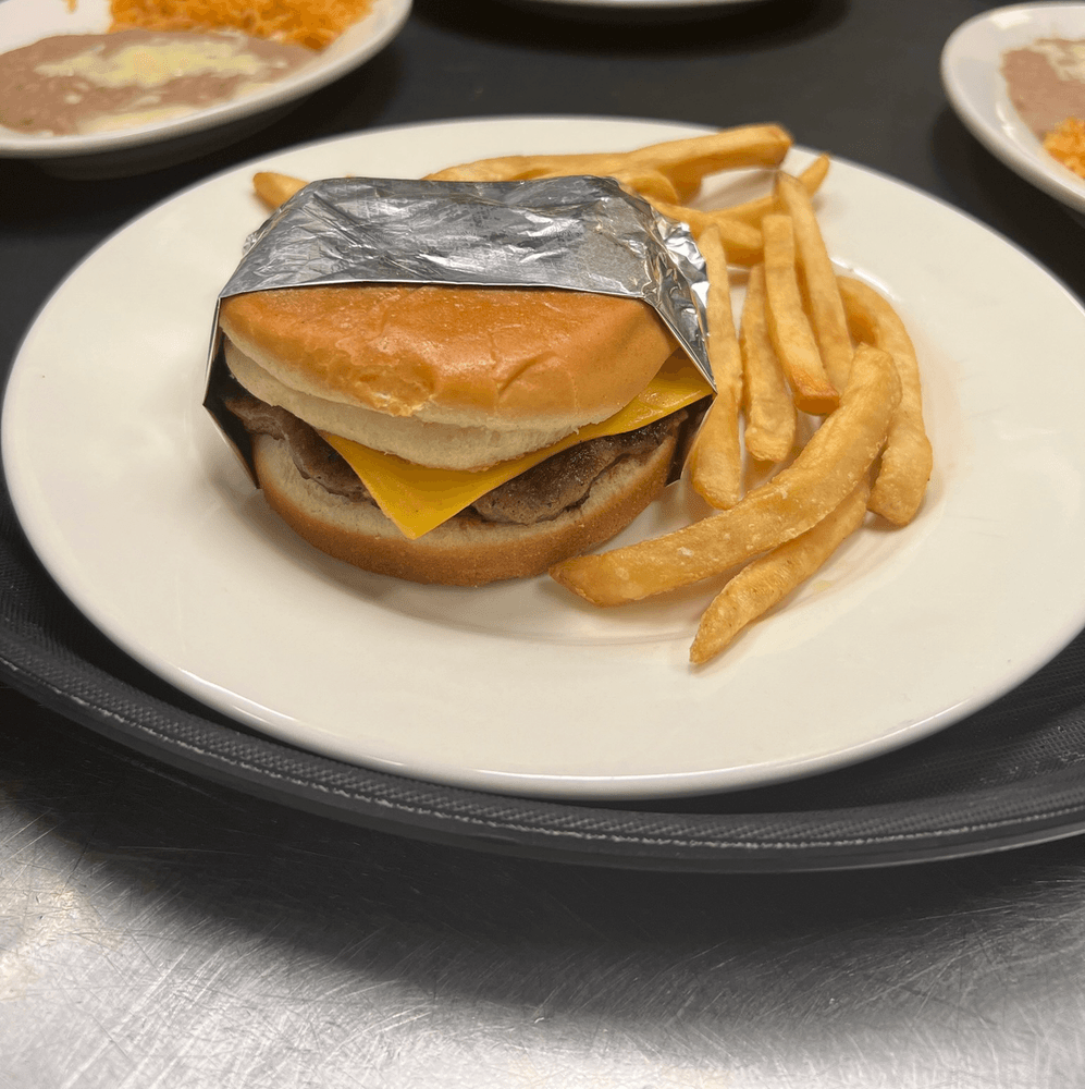 Cheeseburger and Fries