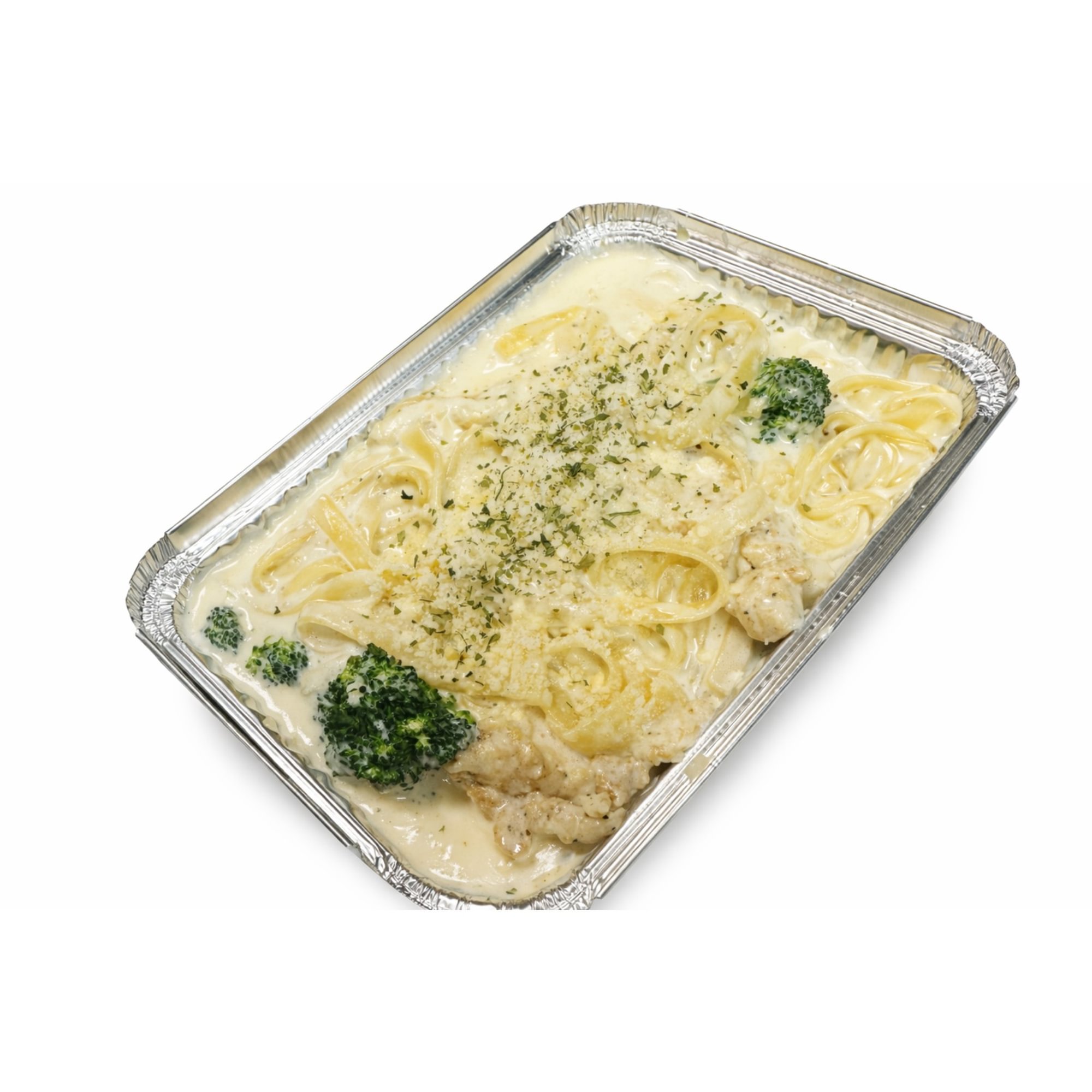Fettuccine Alfredo with Chicken & Broccoli