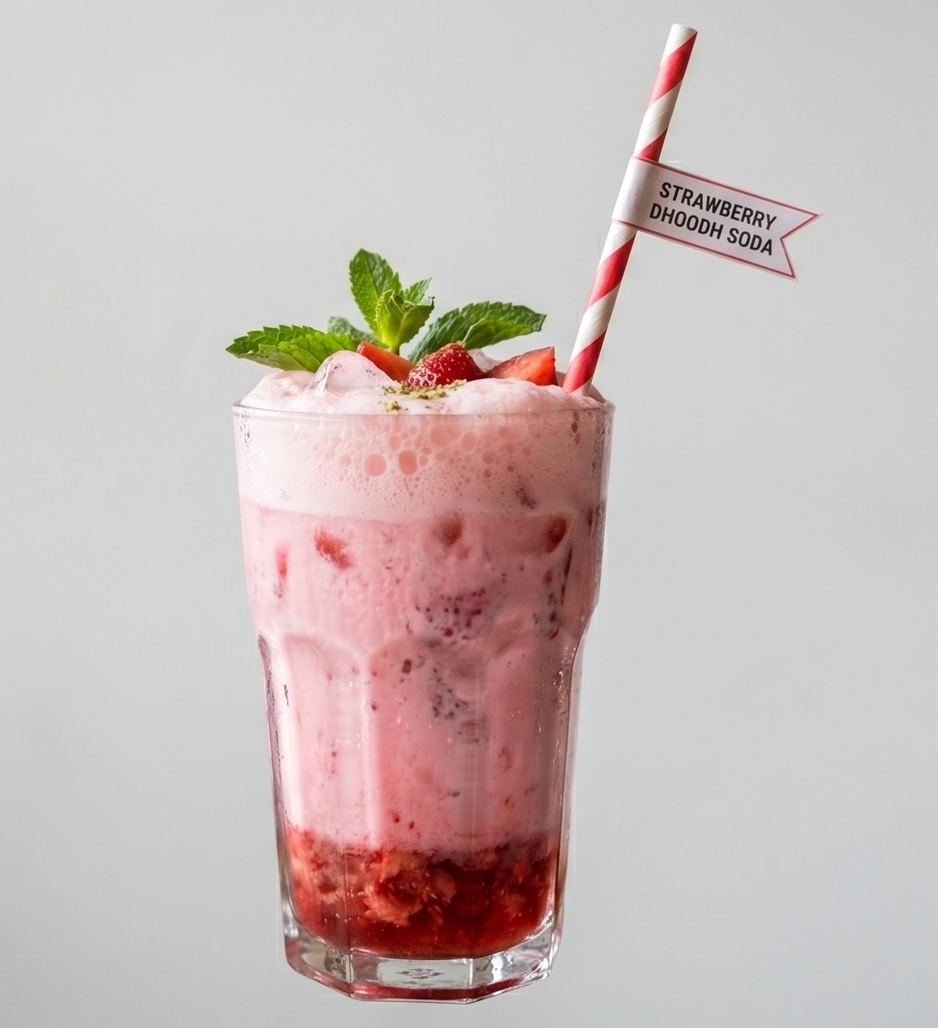 Strawberry Delight Dhudh Soda