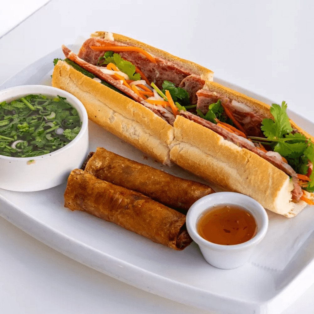 Fried and Shredded Tofu Sandwich Platter