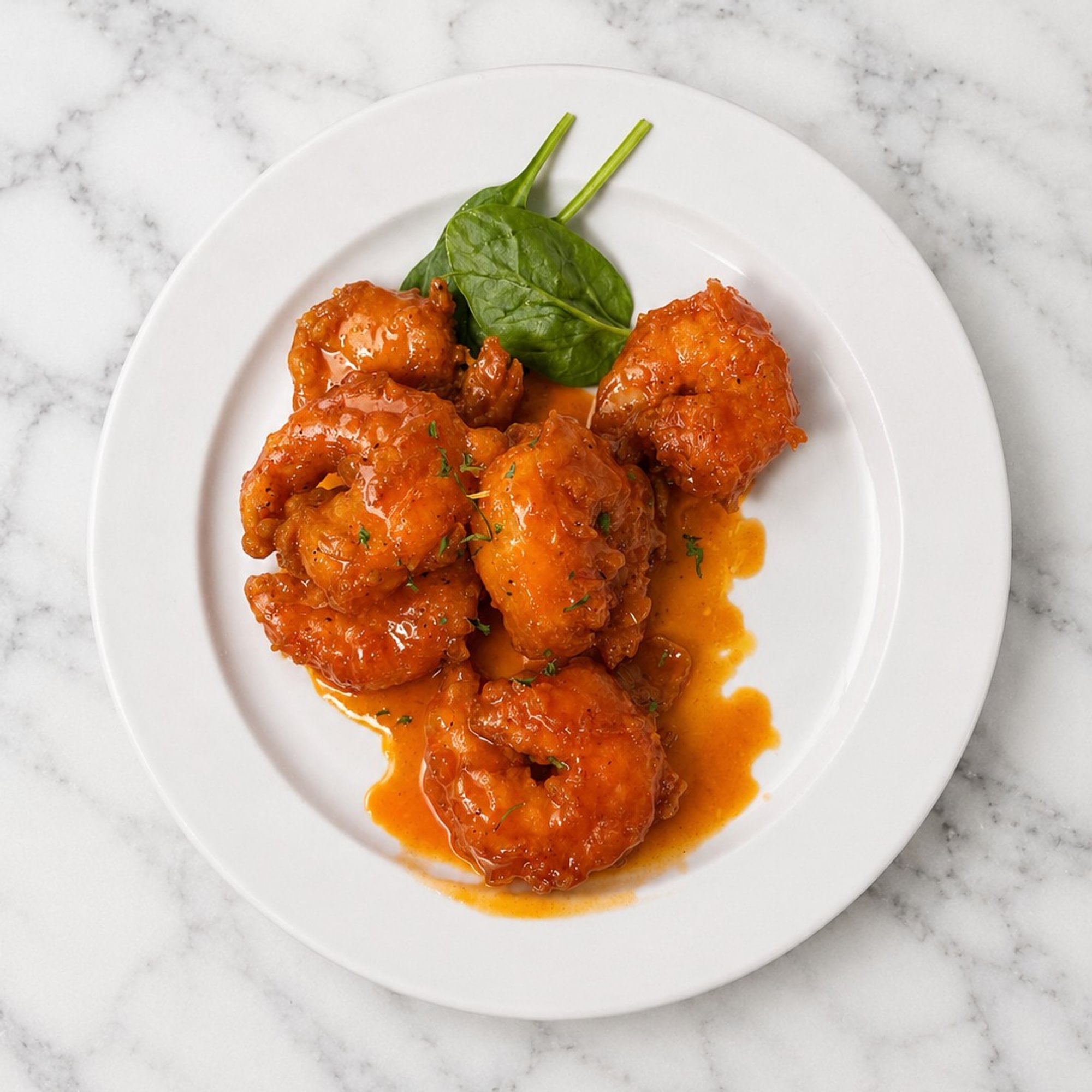 Cognac Glazed Shrimp