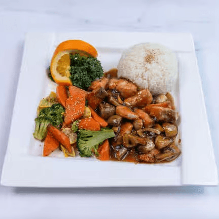 Salmon Teriyaki Dinner