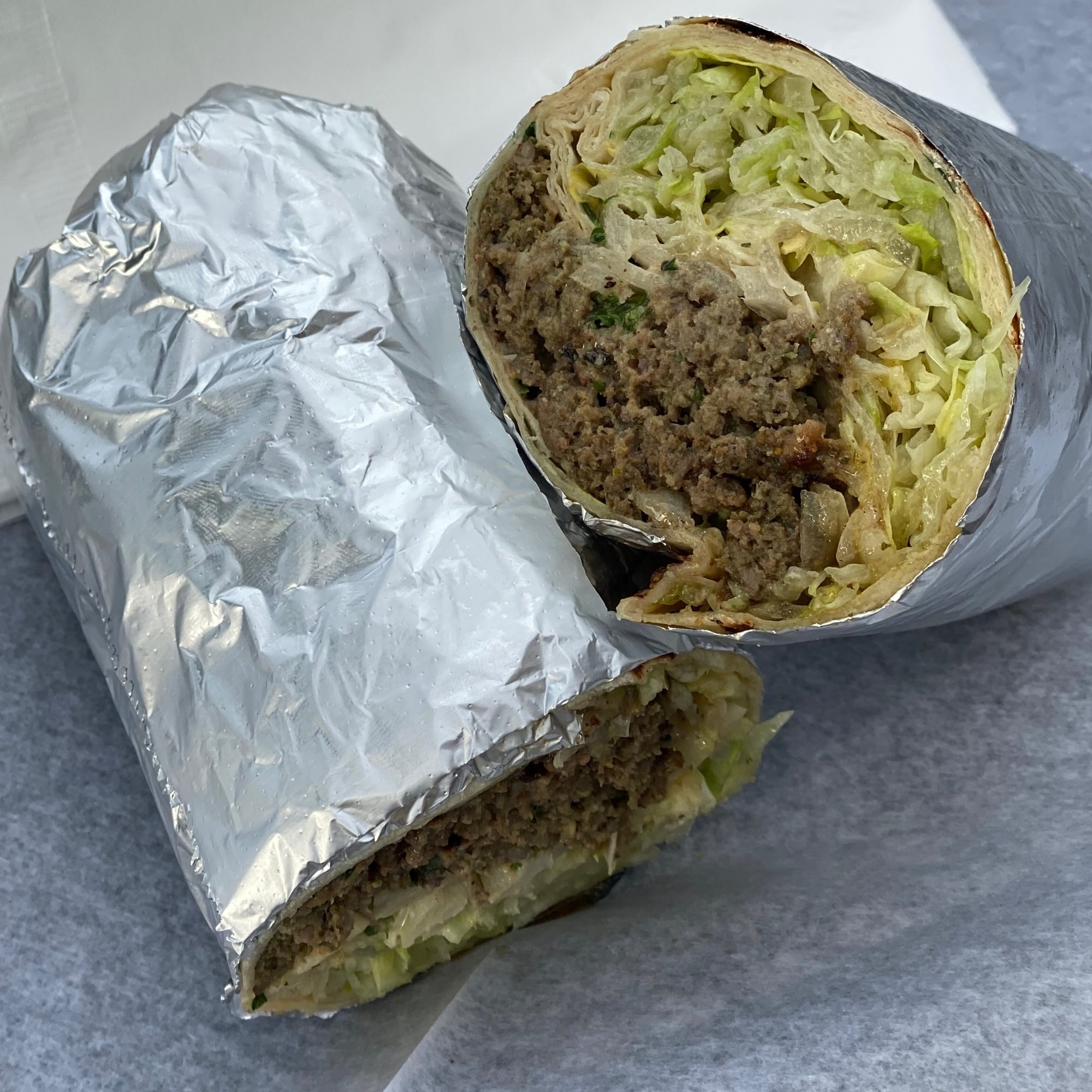 Kufta Kabab Wrap