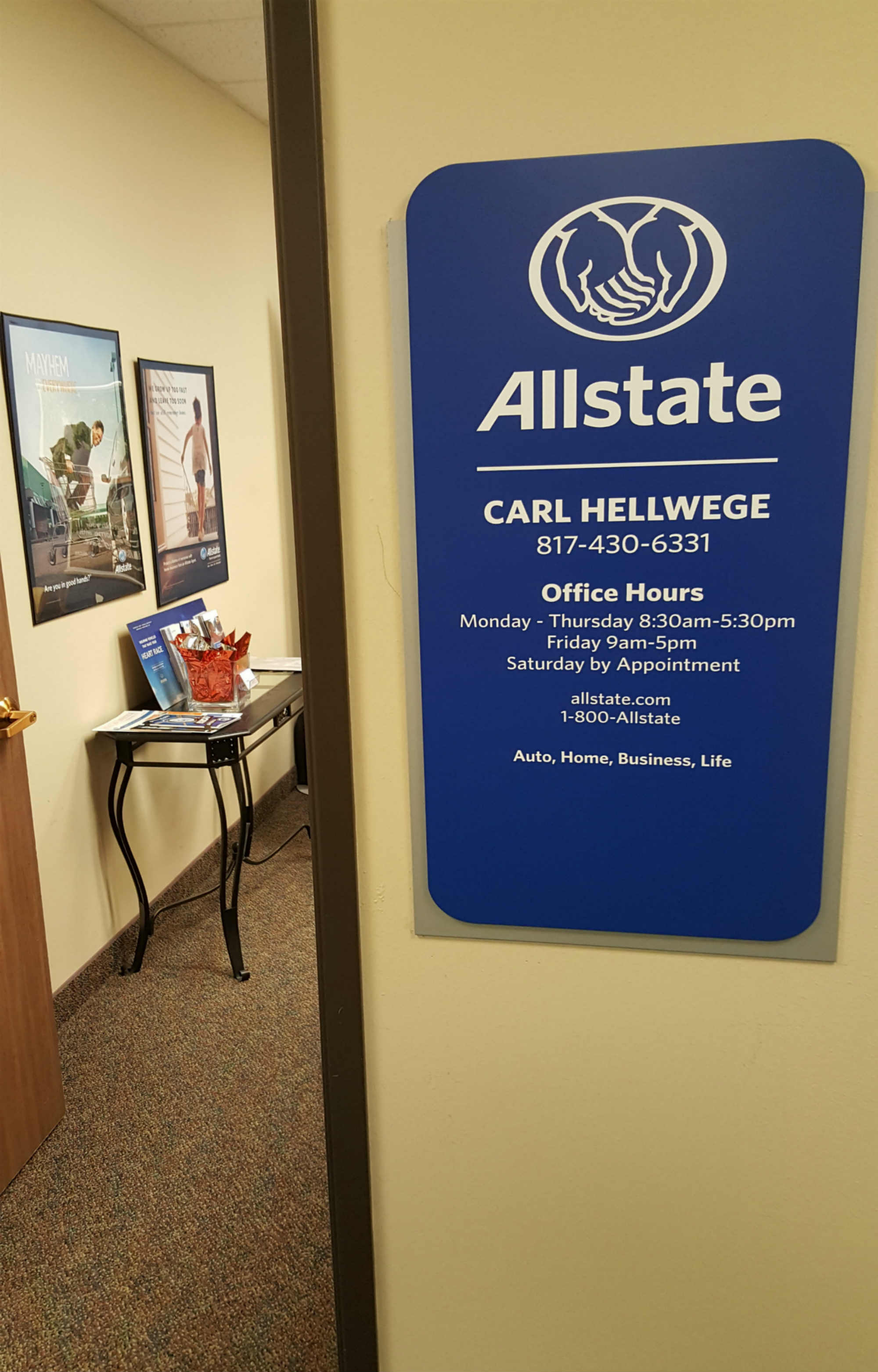 Carl Hellwege: Allstate Insurance Photo