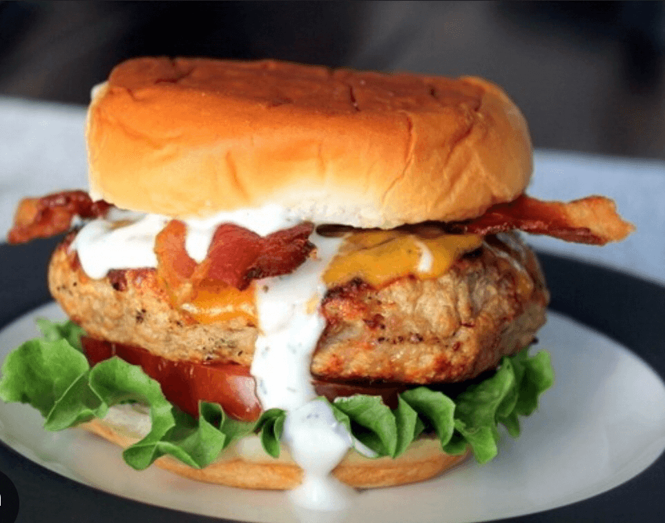 Chicken Bacon Ranch Burger