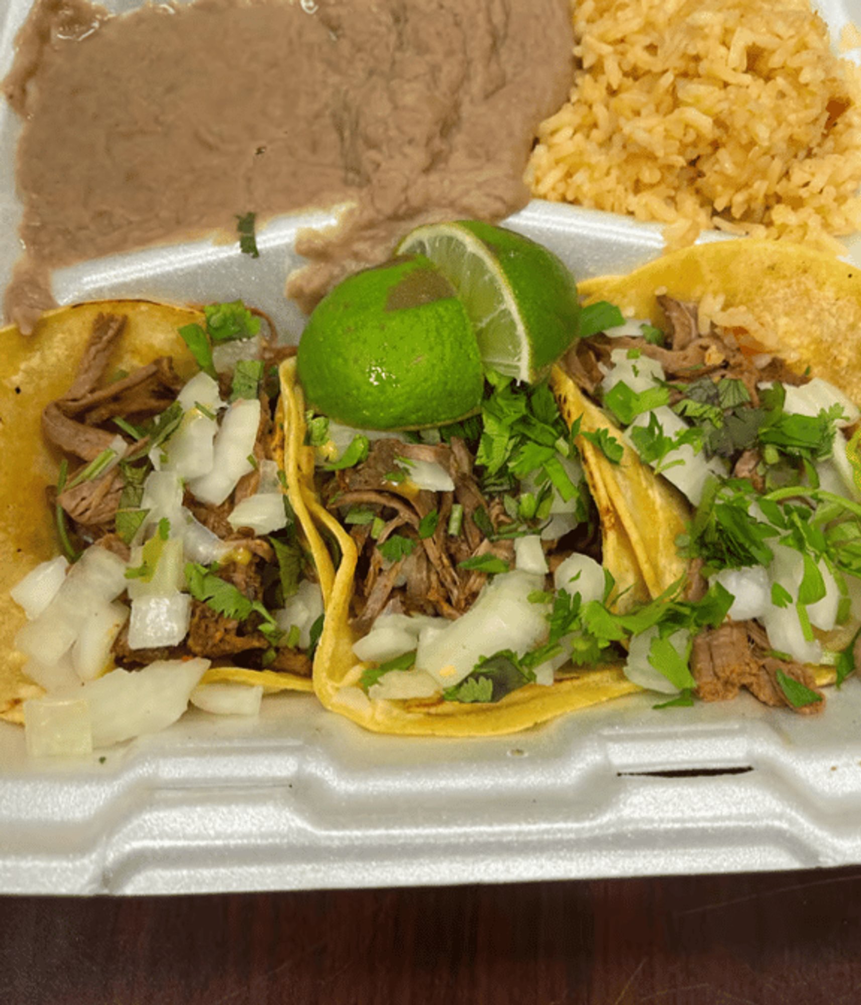 Birria Street Taco Plate