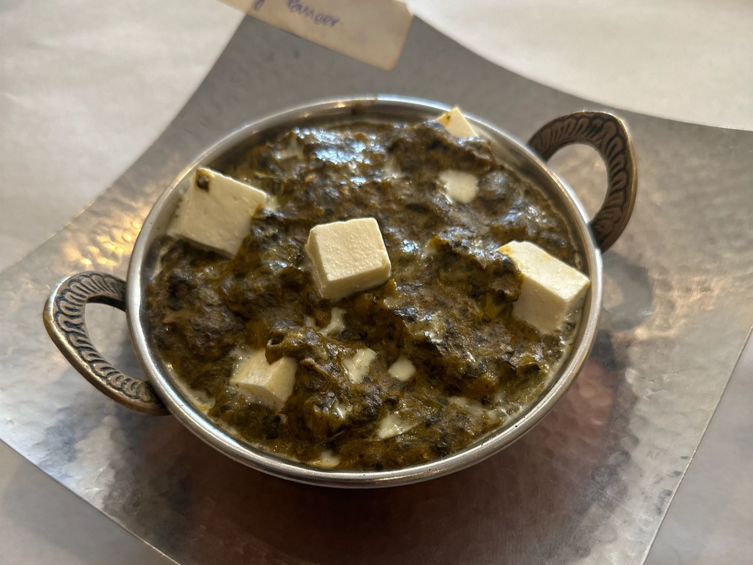 181. Saag Paneer
