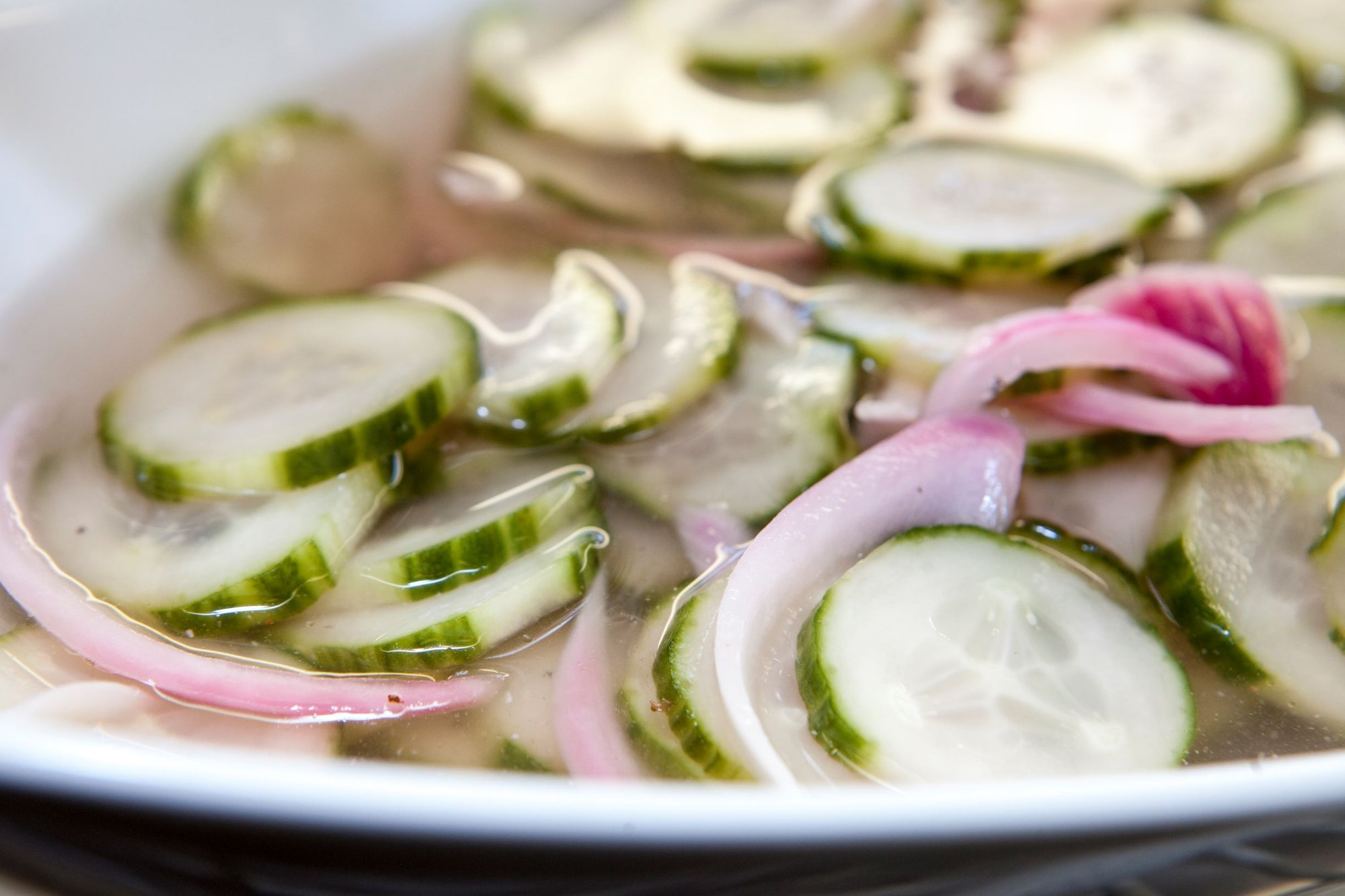 Cucumber & Onions