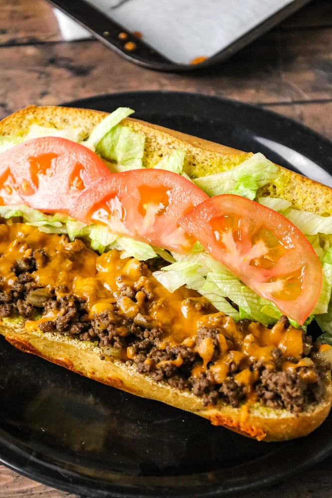 Cheeseburger Sub