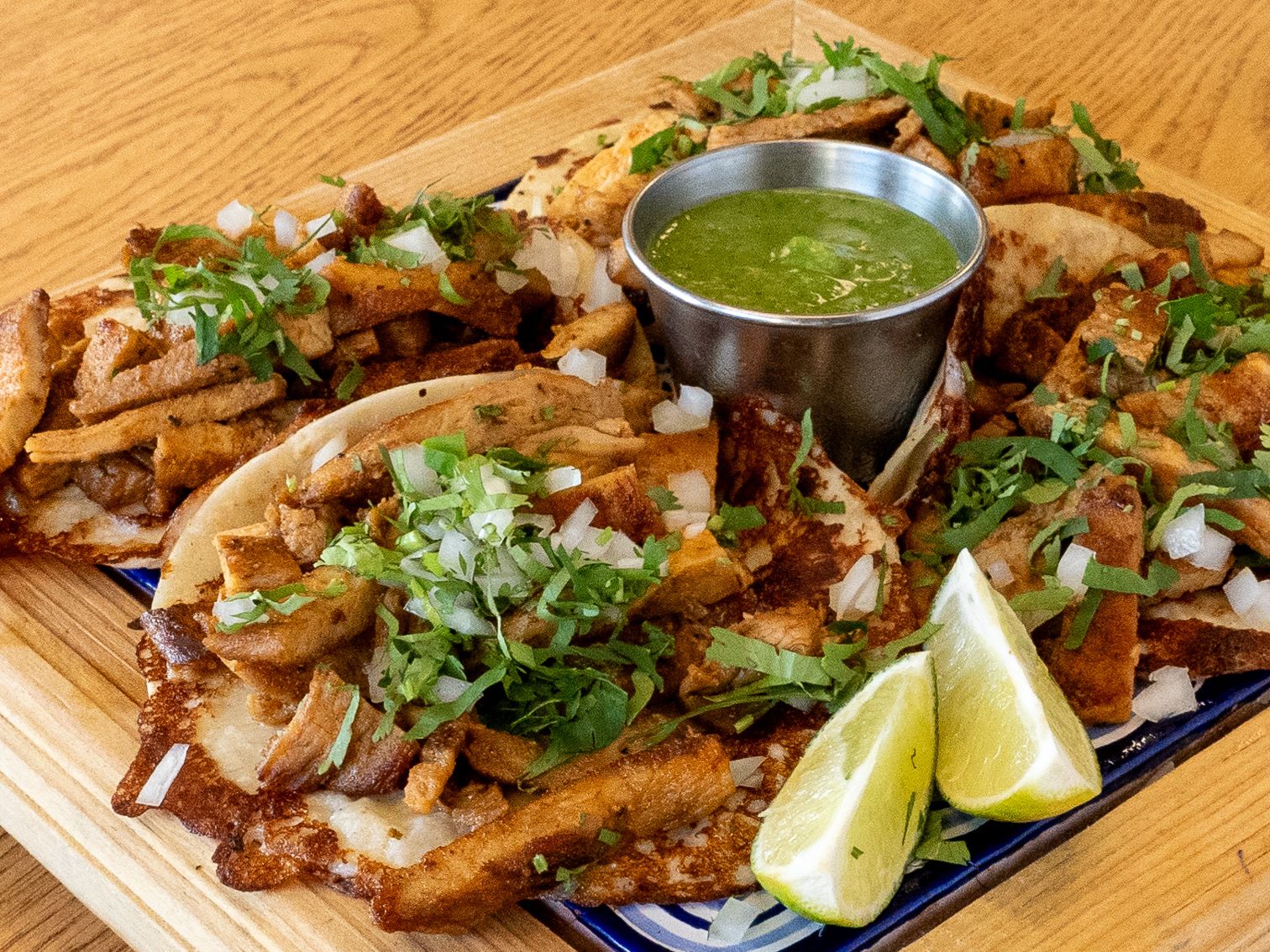 Grilled Chicken Tacos al Queso
