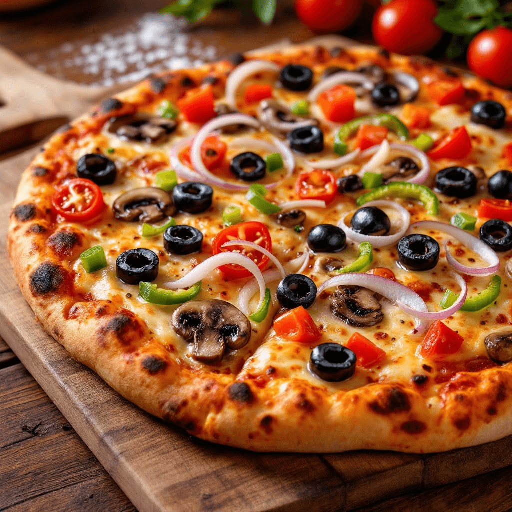 Garden Fresh Veggie Pizza