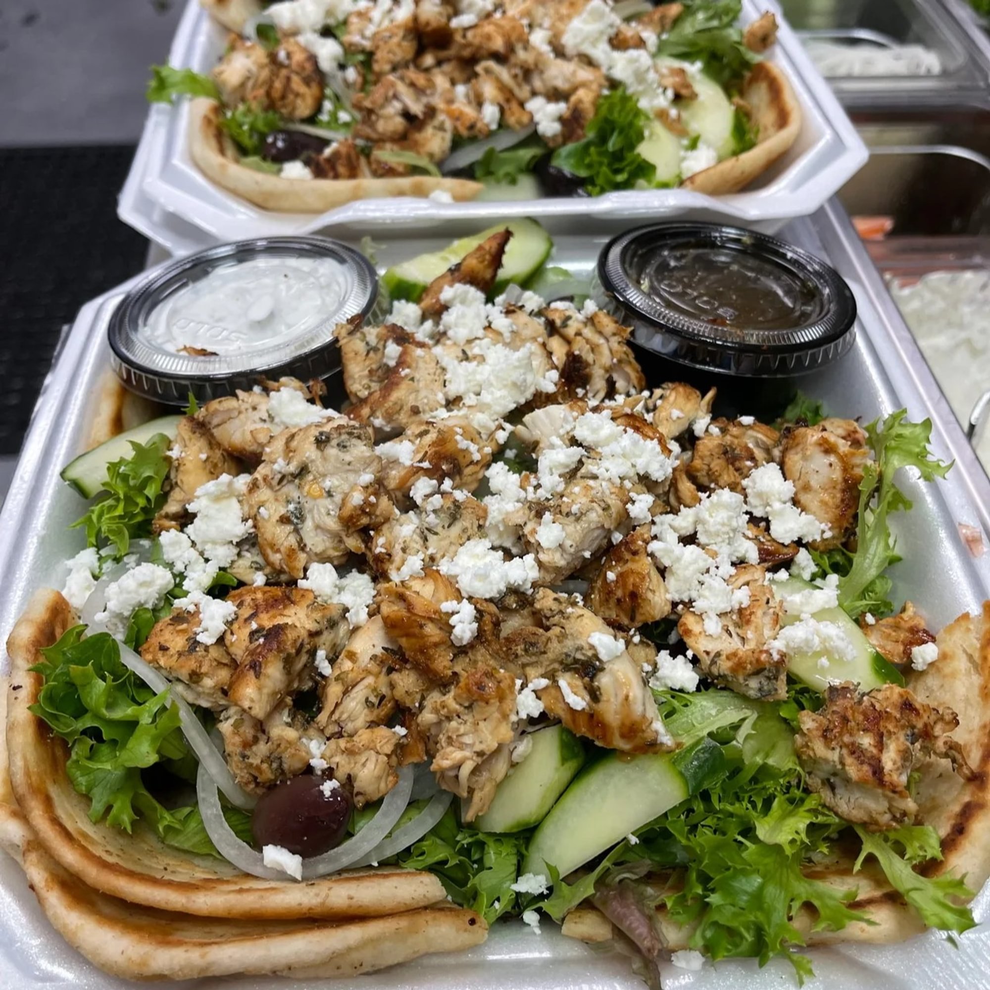 Grecian Chicken Delight Salad