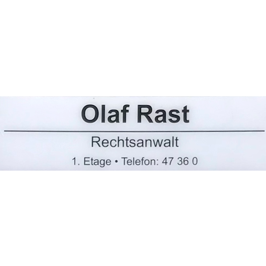 Logo von Olaf Rast  Rechtsanwaltskanzlei