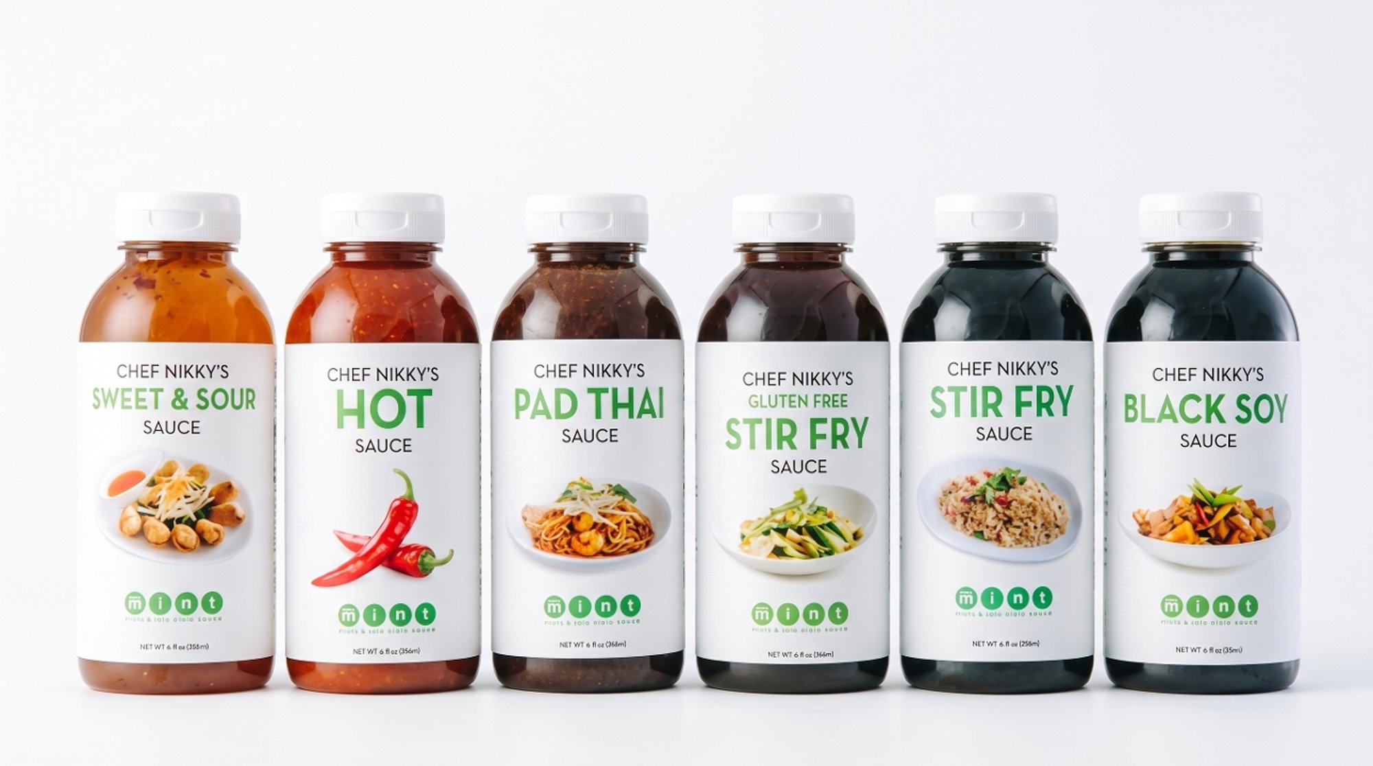 Bottle of Sauce Package (6 Sauces)