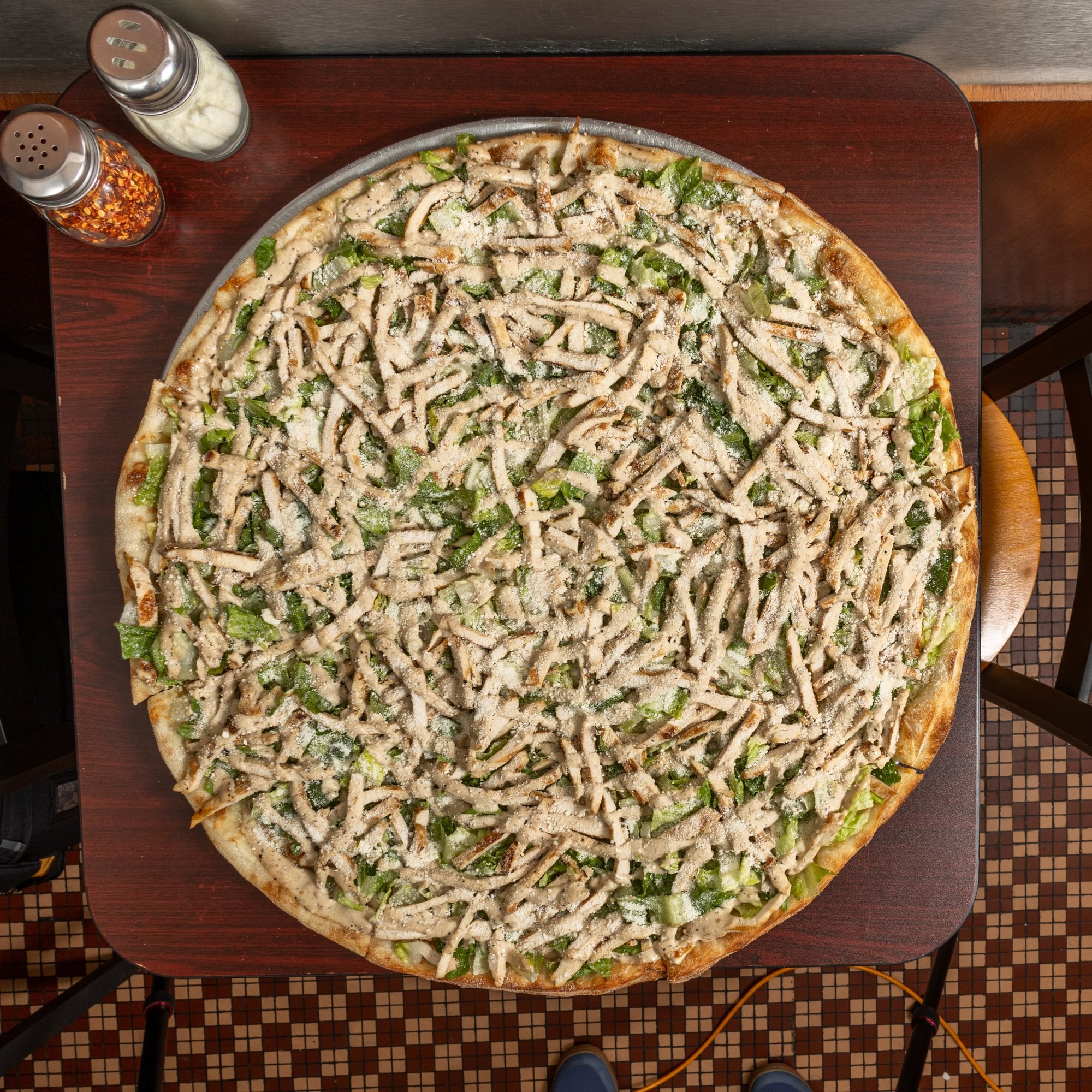Chicken Caesar Pizza