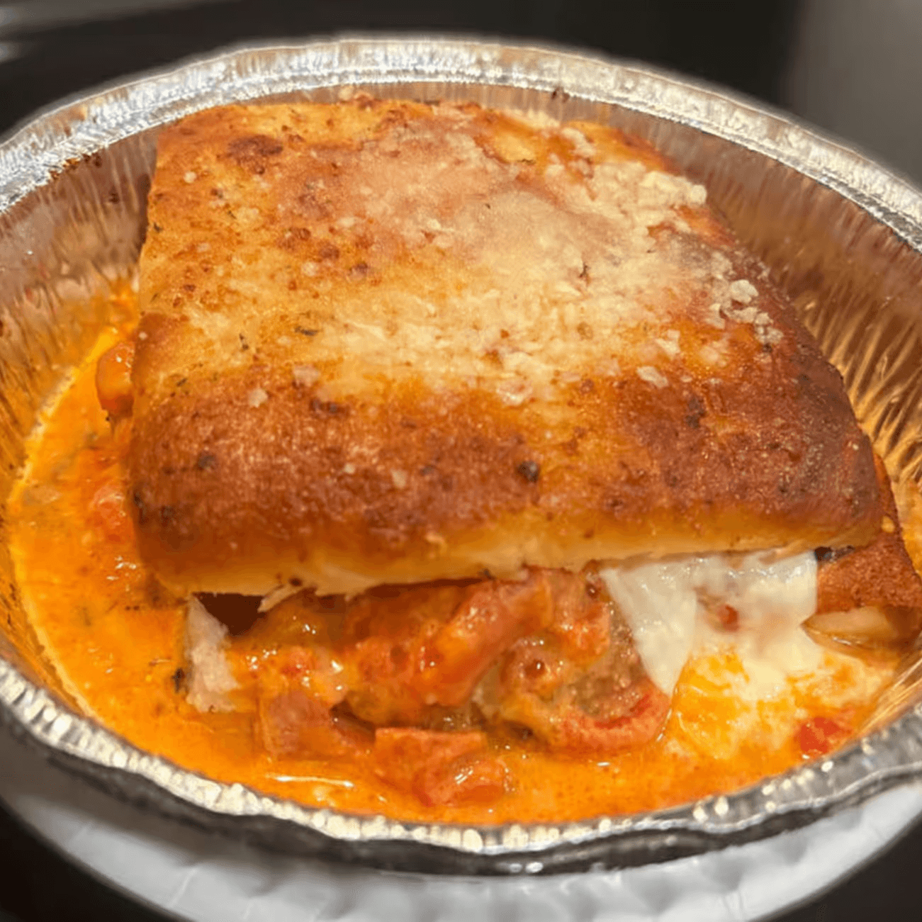 Chicken Burrata Focaccia