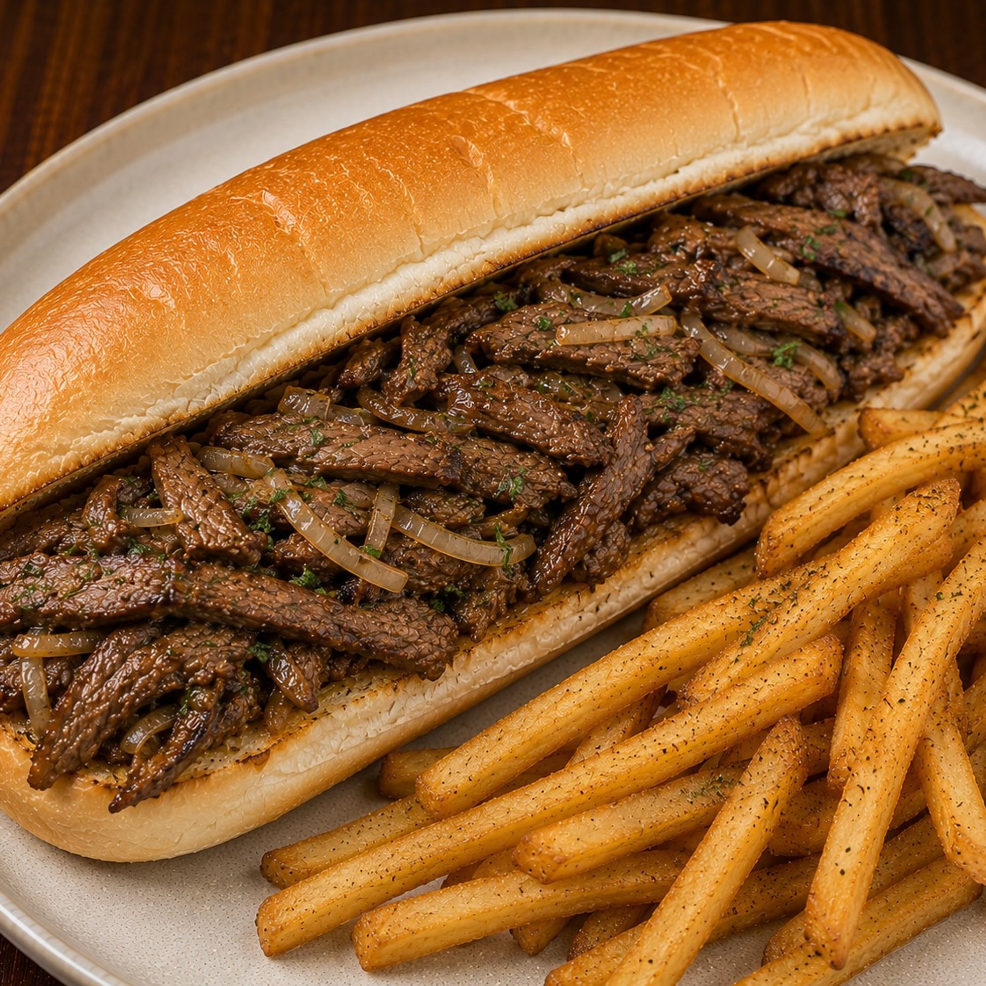 Philly Cheese Steak Sandwich