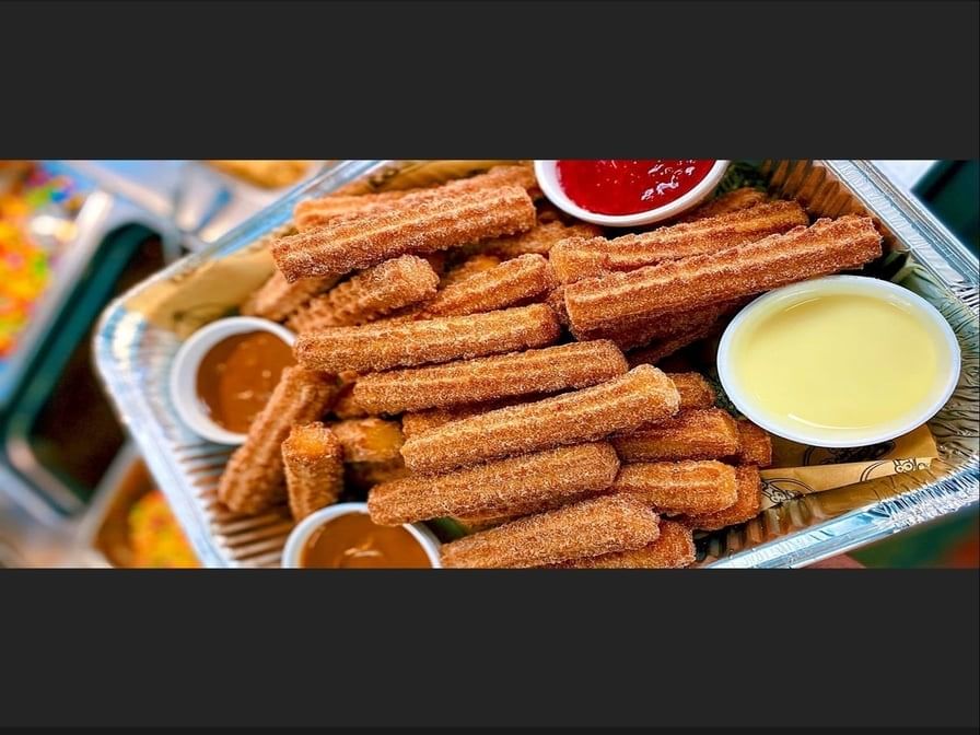 Party Size Churros With 4 Dipping Sauce (40pcs)