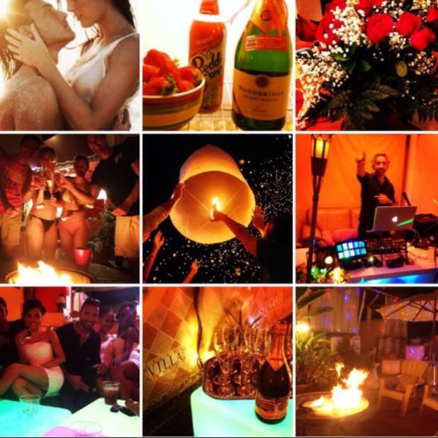 Love is in the Air! @ Villa Sinclair Join us on Http://Instagram.com/villasinclair  villasinclair Rsvp 1-954-450-0000