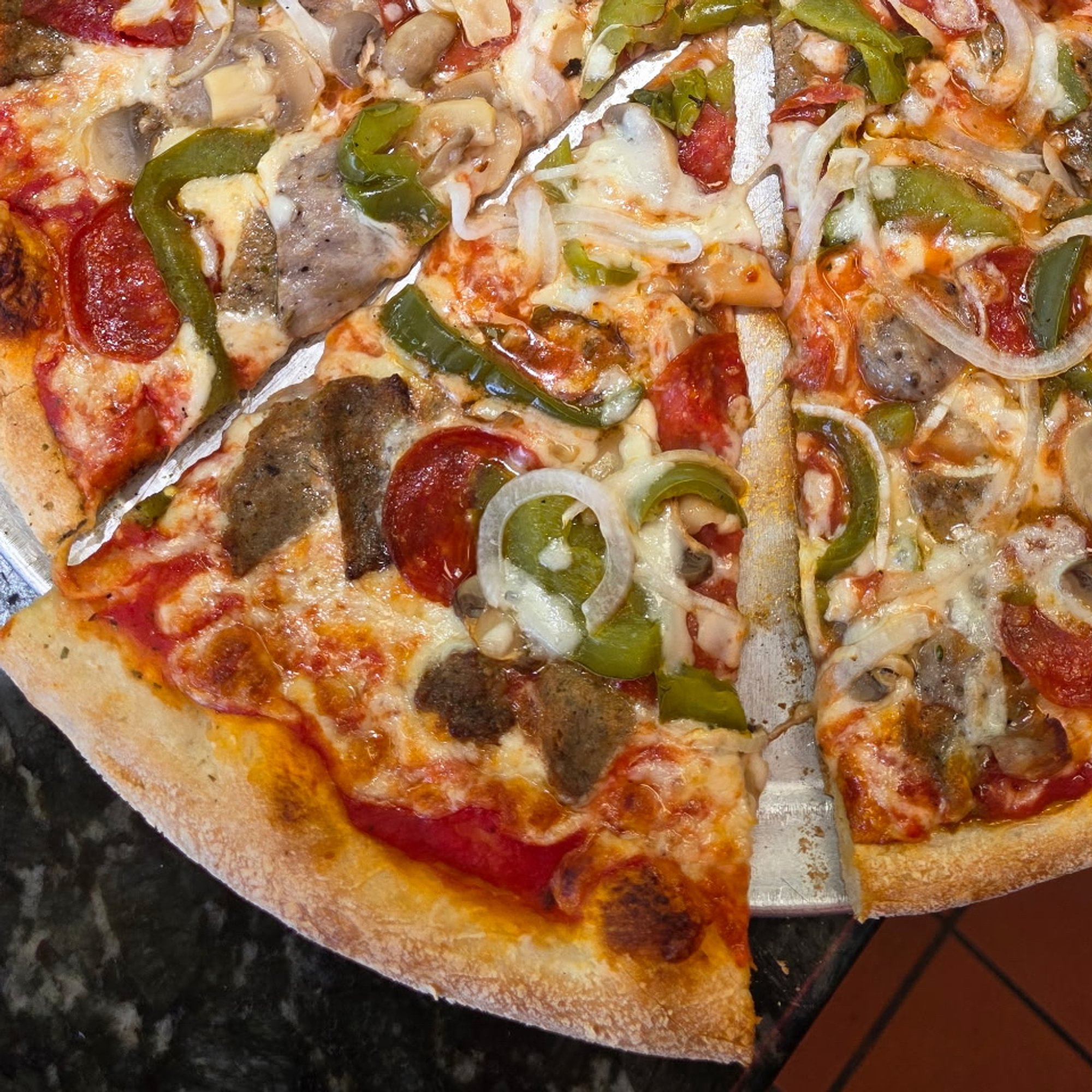 Everything Pizza Slice