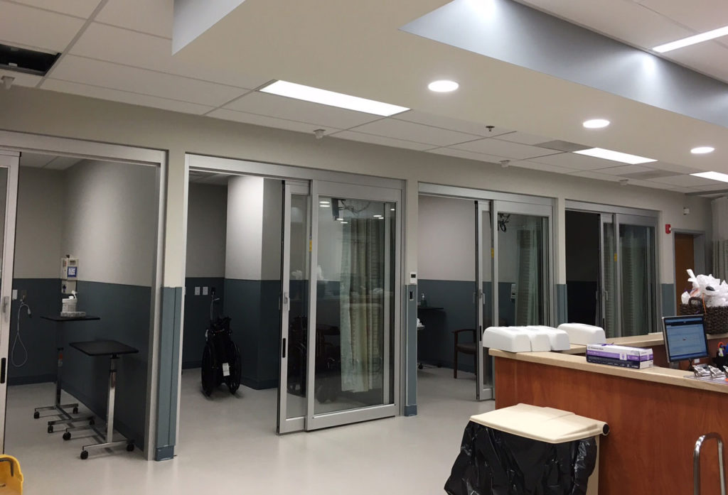 A treatment room at Baltimore Vascular Care