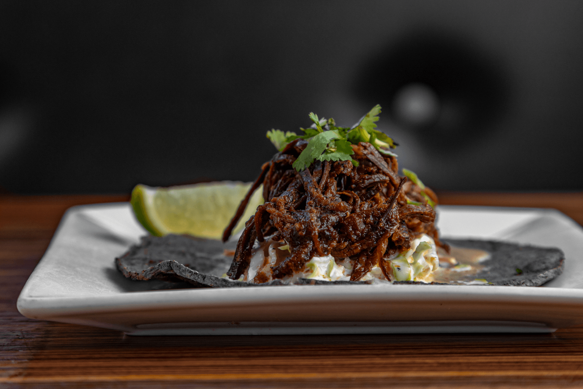 Baked BBQ Brisket Taco
