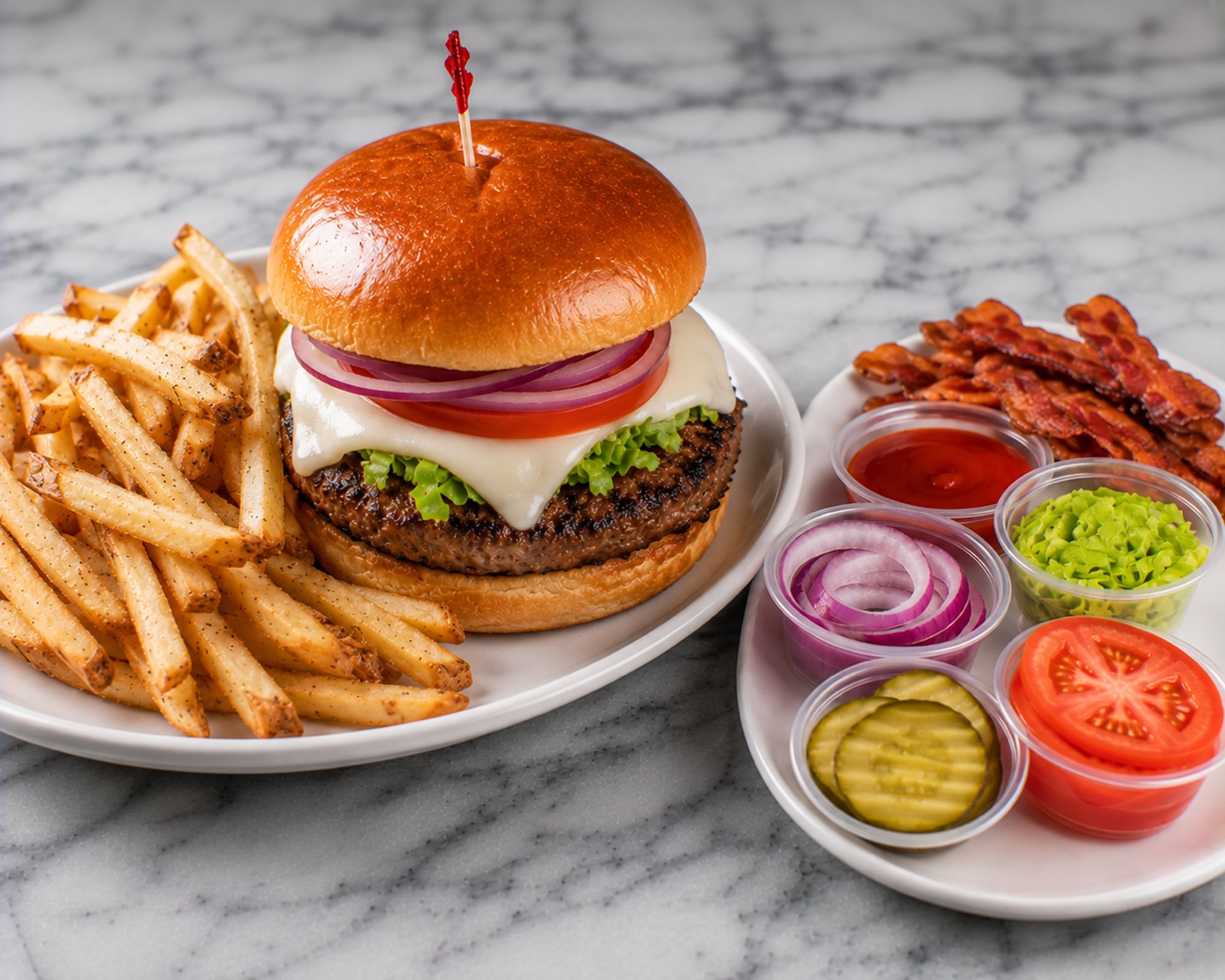 Cheeseburger with Fries