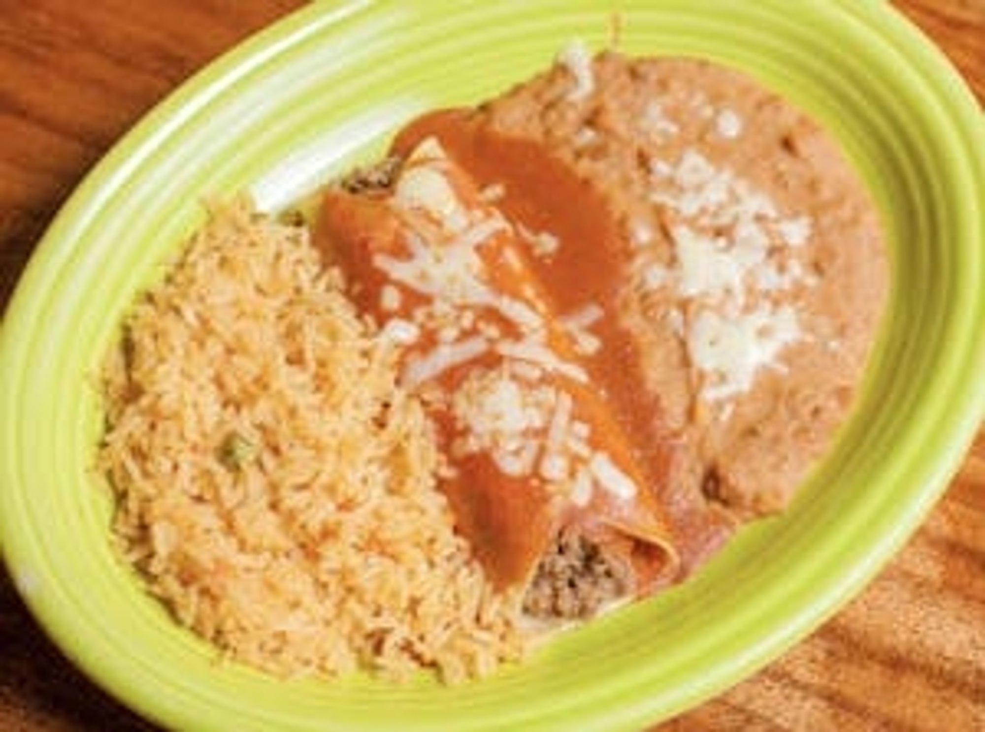 5. Burrito, Taco, & Rice